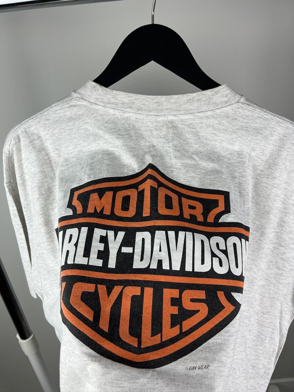Harley Davidson Harley Davidson Single Stitch Boxy XL Rare Tshirt 3D Thunder Size US XL / EU 56 / 4 - 12 Thumbnail