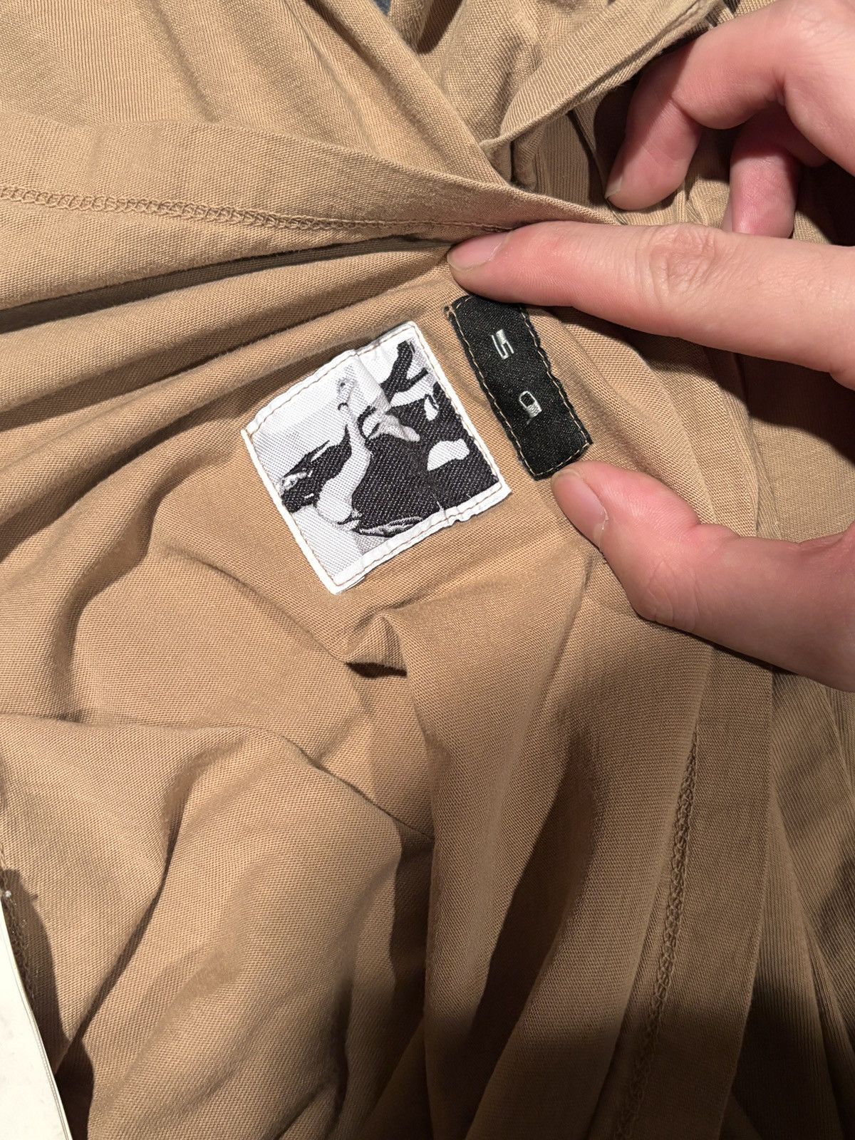 Rick Owens Drkshdw Rick Owens DRKSHDW Hustler Long Sleeve T-Shirt Size US M / EU 48-50 / 2 - 2 Thumbnail