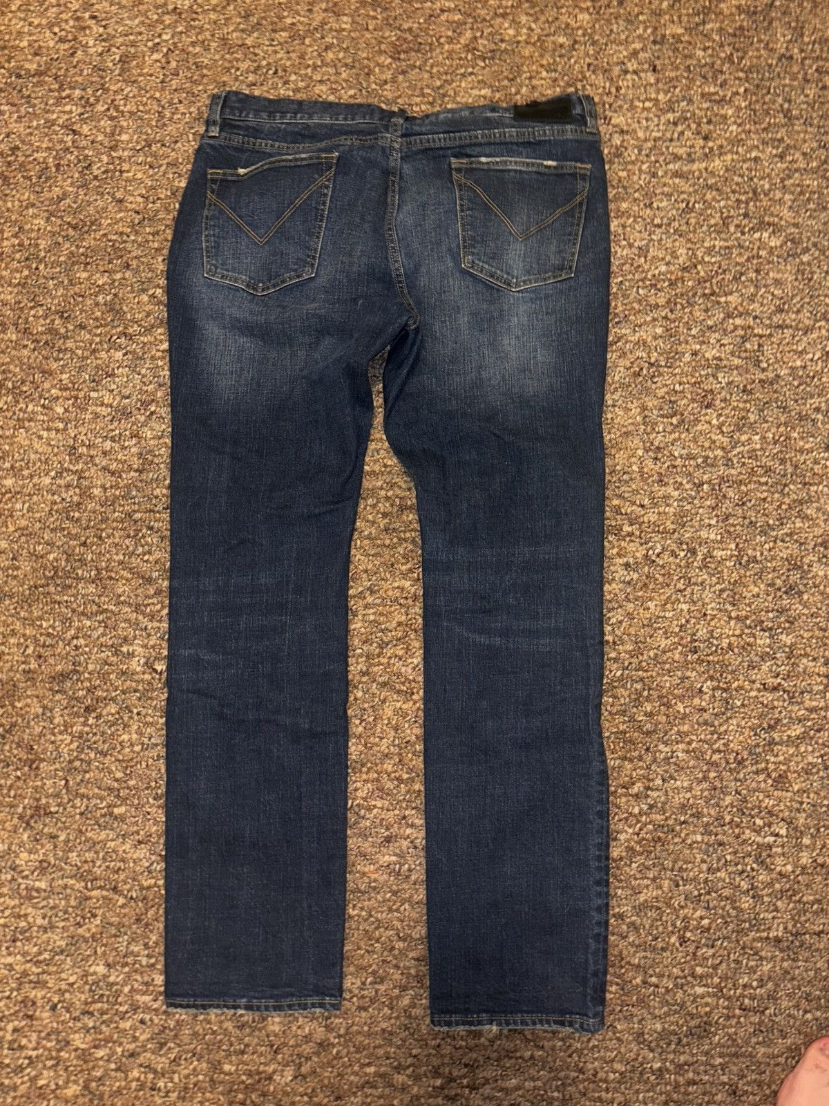 John Varvatos John Varvatos Bowery Slim Straight Jeans Size US 34 / EU 50 - 3 Thumbnail