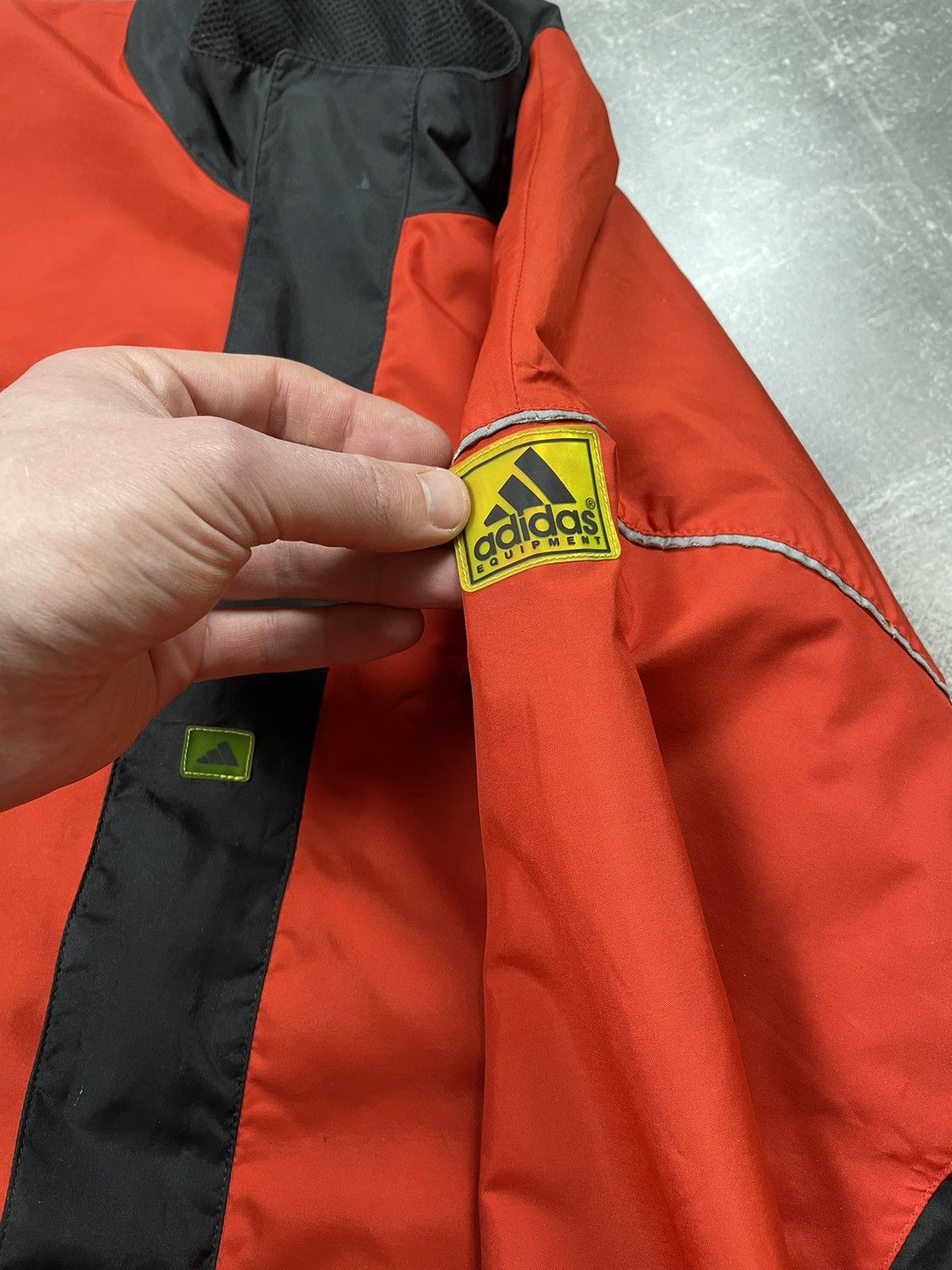 Adidas × Vintage Vintage 2000 Equipment Adidas Reflective Windbreaker Jacket Size US M / EU 48-50 / 2 - 6 Thumbnail