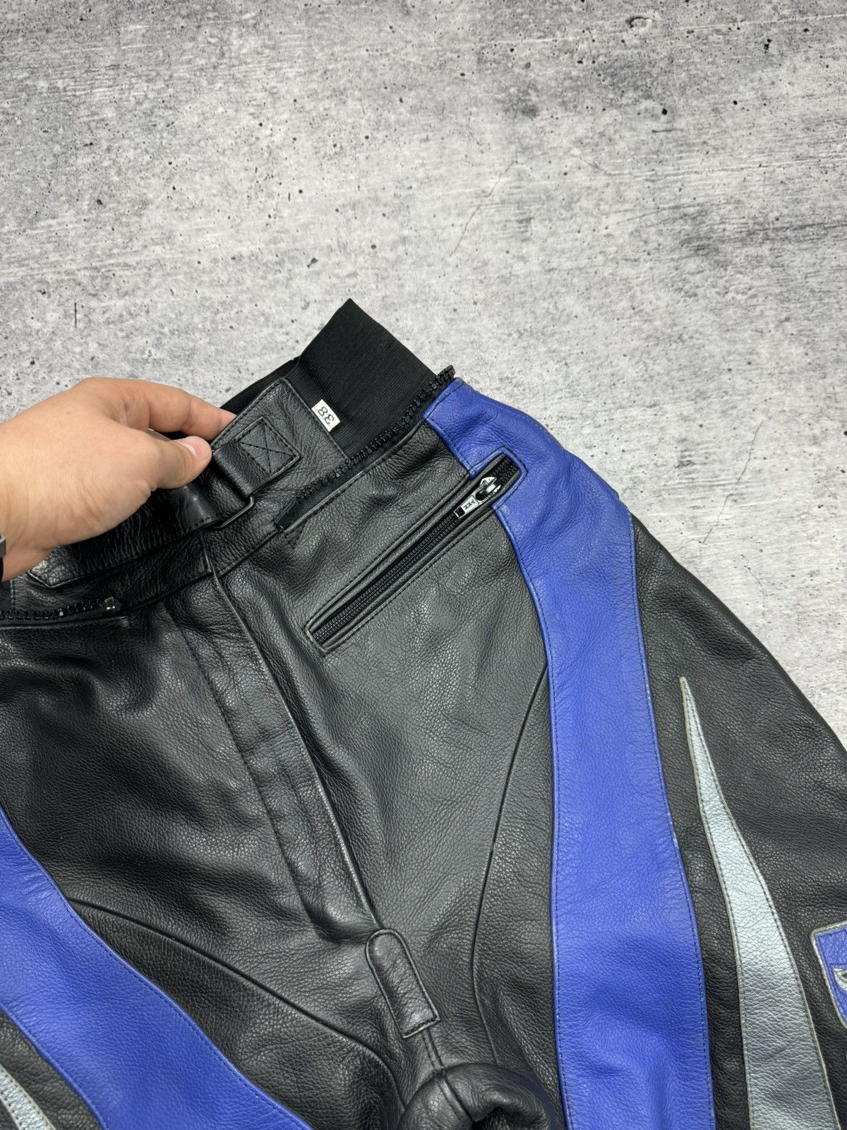 Genuine Leather Vintage IXS Racing Moto Genuine Leather Professional Pants Size 26" / US 2 / IT 38 - 14 Thumbnail