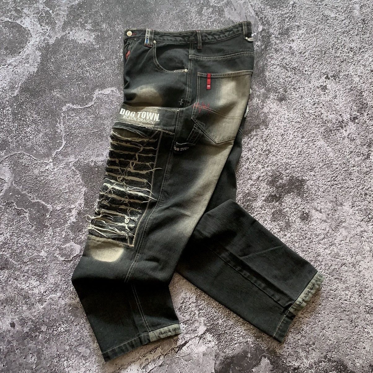 Dogtown DogTown Black Dragon Carpenter Jeans Size US 32 / EU 48 - 4 Thumbnail