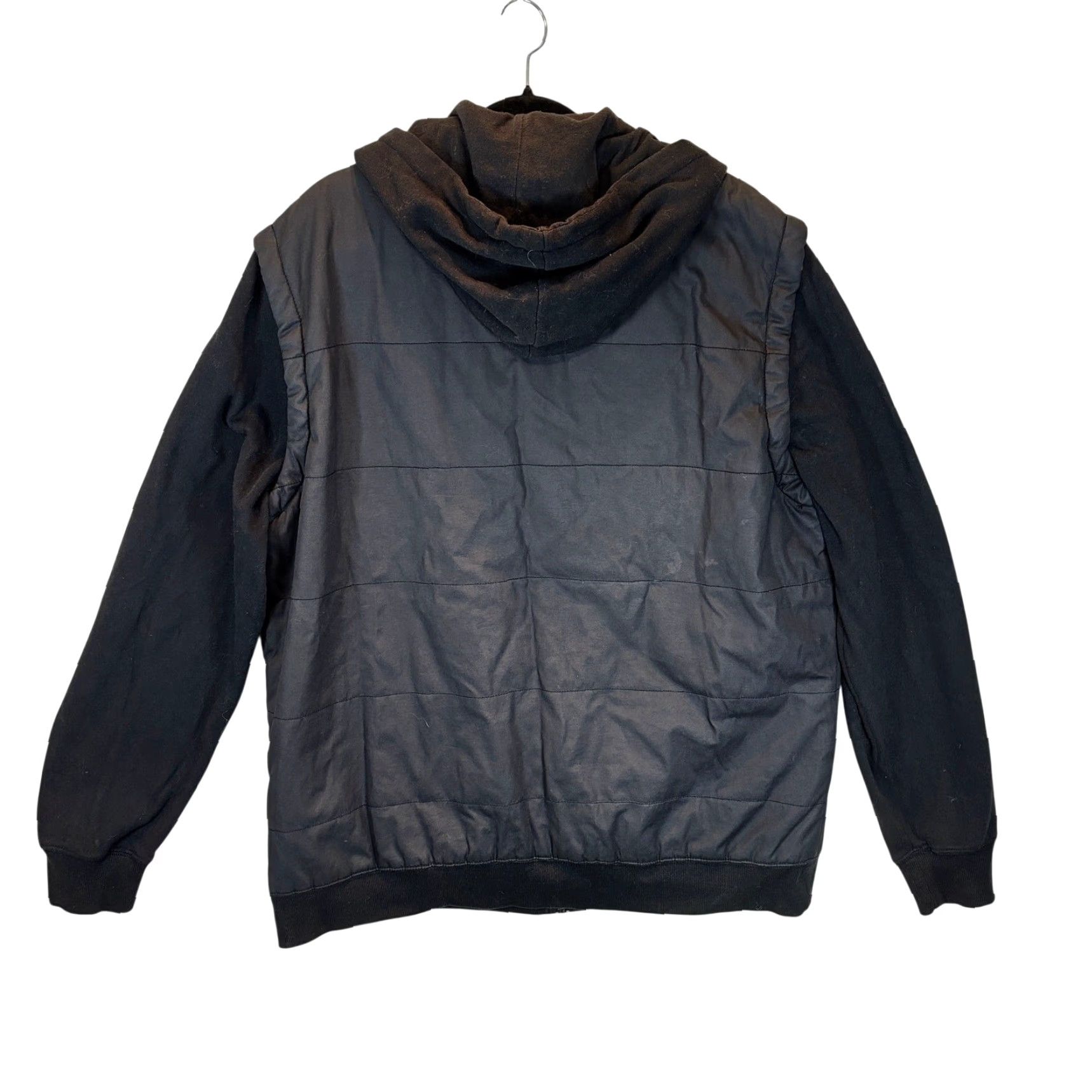 RVCA RVCA Nature x Industry Jacket Mens 2XL Black Hooded Bomber Full Zip Work Outdoor Jacket Mens 2XL Black Hooded Bomber Zip Size US XXL / EU 58 / 5 - 3 Thumbnail