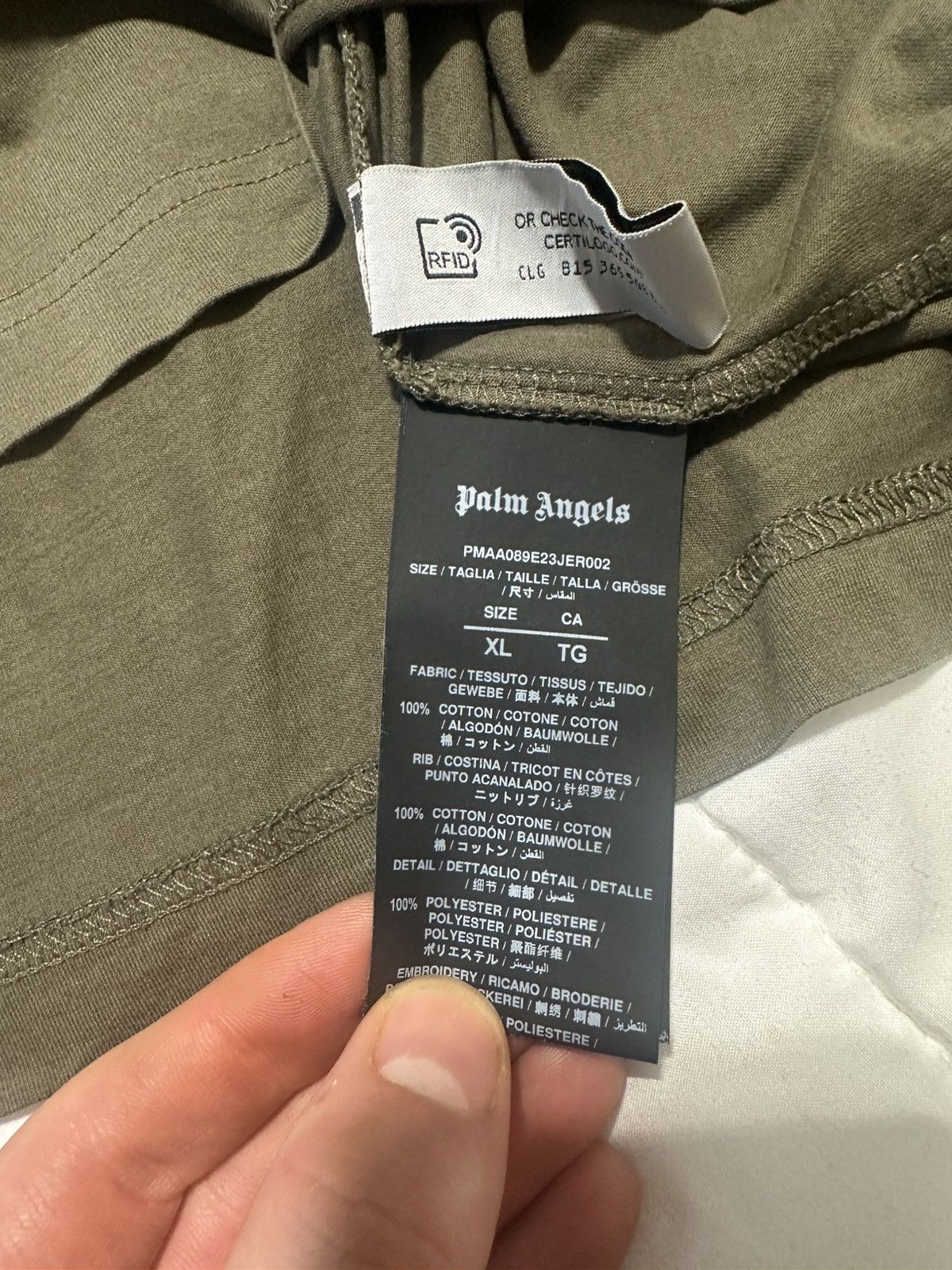 Palm Angels Logo TEE Size US XL / EU 56 / 4 - 7 Thumbnail