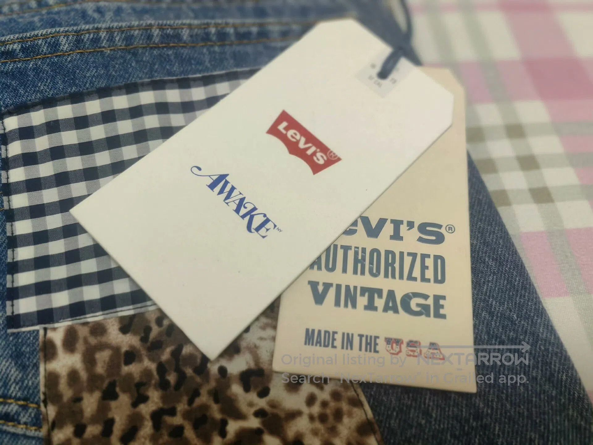 Levi's levi's awake ny patchwork denim jeans. Size US 30 / EU 46 - 7 Thumbnail