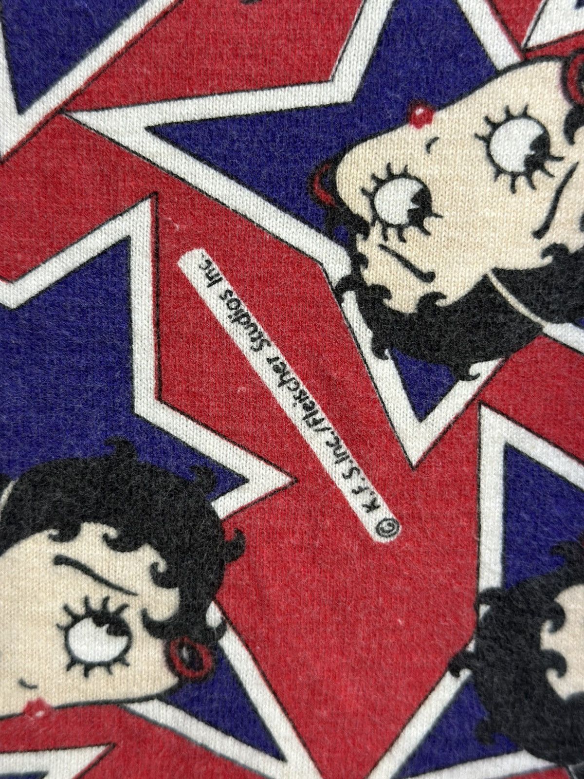 Cartoon Network × Vintage Vintage Betty Boop Full Print Long Sleeve Tee Size US M / EU 48-50 / 2 - 2 Thumbnail