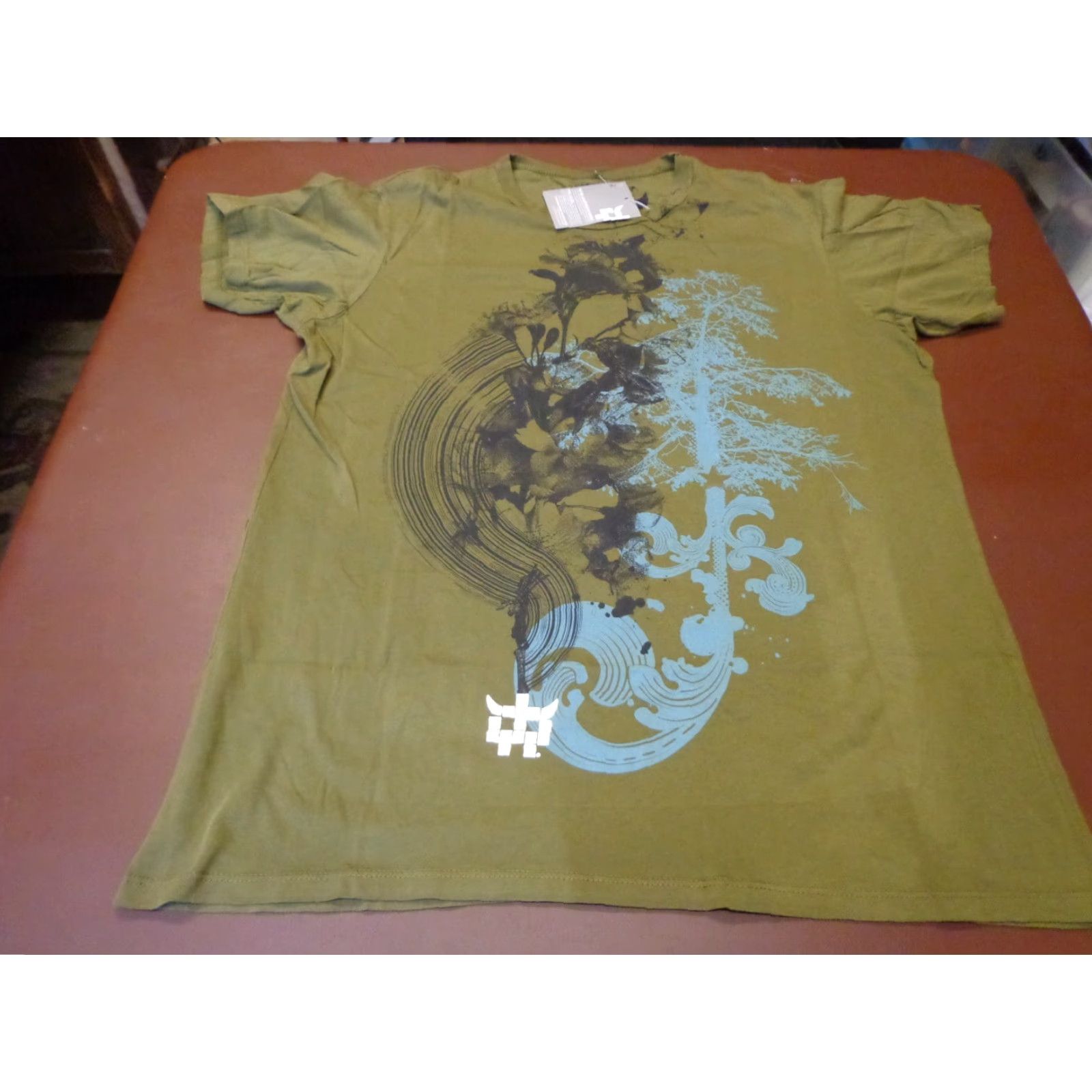 Olive Cocaine & Vodka Urban Threads T Shirt Olive Green M Graphic Tee Crew Neck Short Sleeve Men Toys? Size US M / EU 48-50 / 2 - 3 Thumbnail
