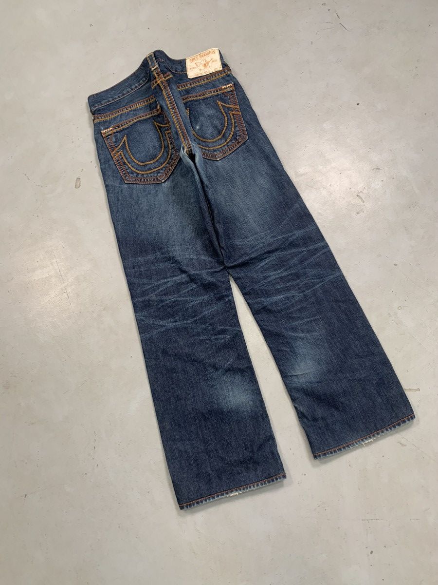 True Religion Vintage true religion thread embroidered straight denim Size US 36 / EU 52 - 1 Thumbnail