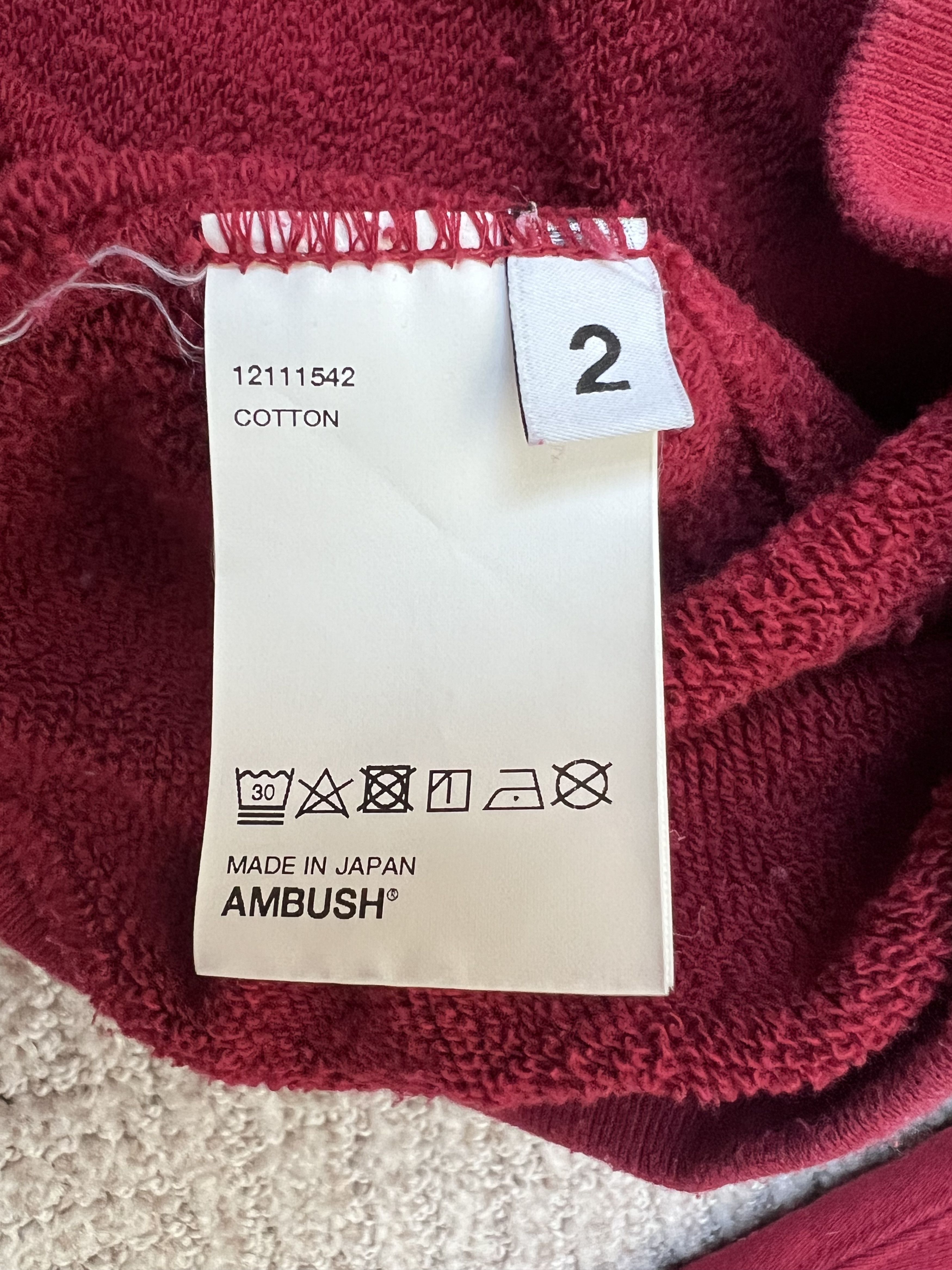 Ambush Design Ambush Exclusive Rare Red Back Crewneck Size M 2 Size US M / EU 48-50 / 2 - 6 Thumbnail