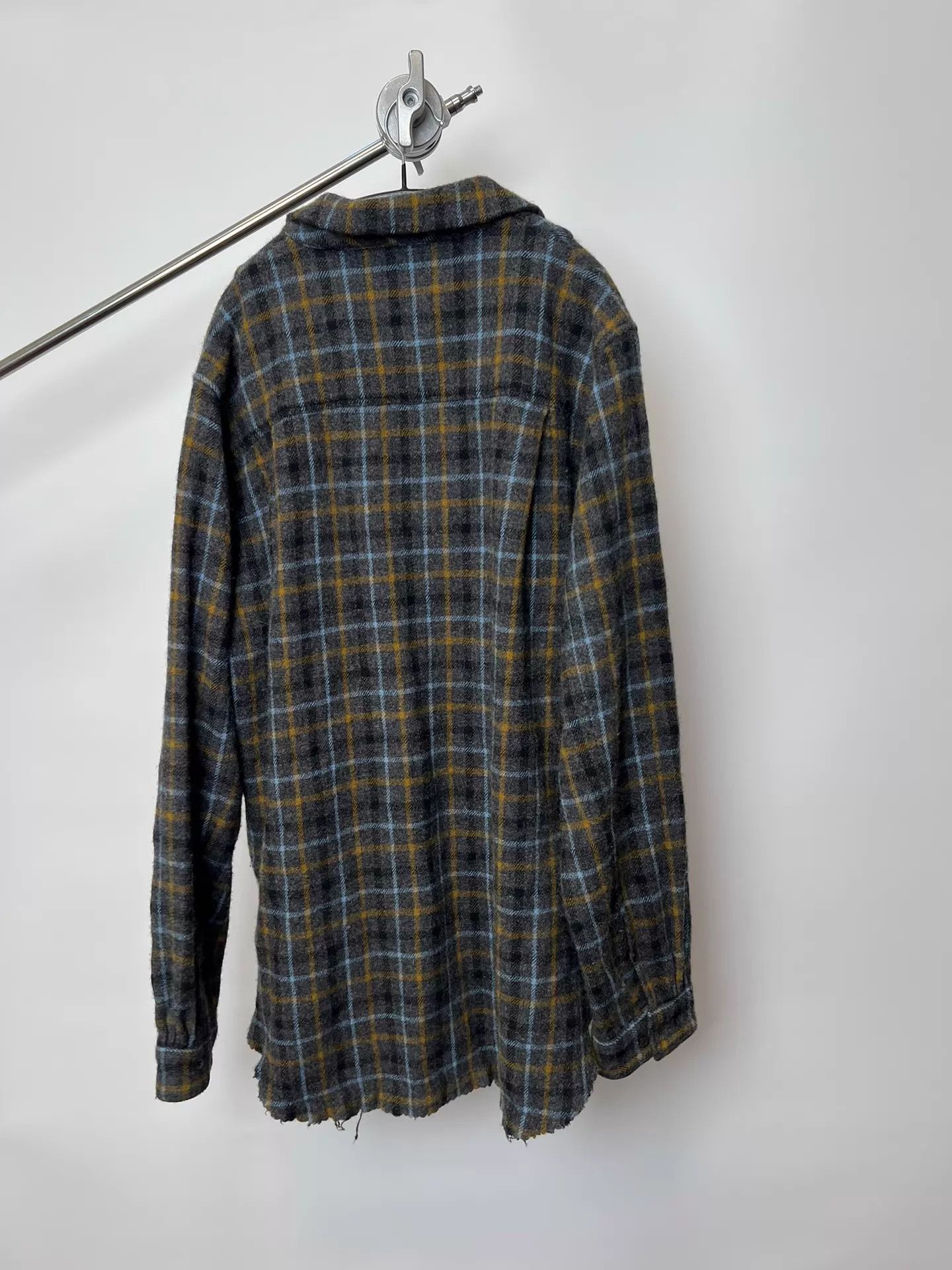 Undercover undercover 20aw wool blend oversized check half-zip jacket Size US L / EU 52-54 / 3 - 6 Thumbnail