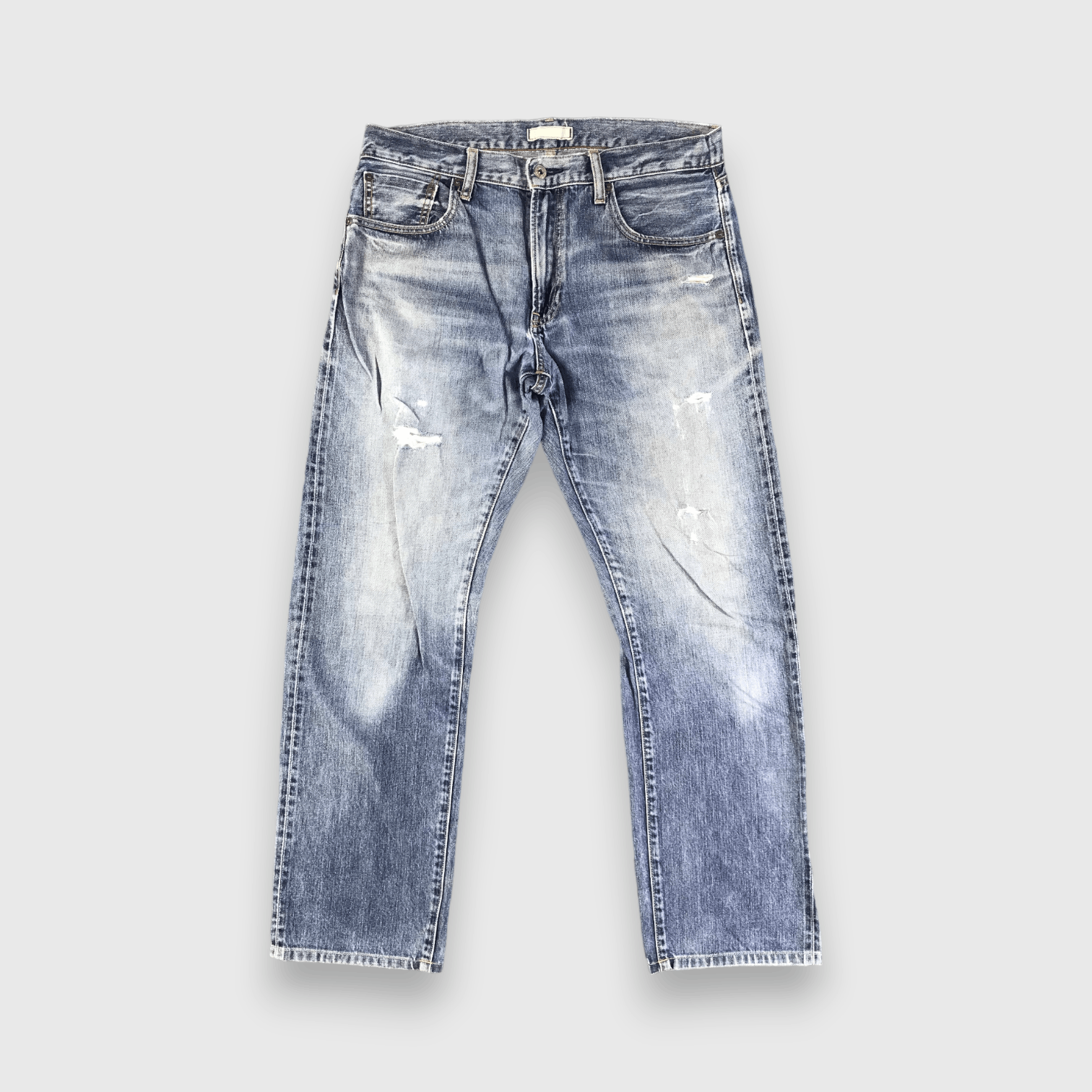 Uniqlo Blue Wash Uniqlo Selvedge Jeans-J2991 Size US 34 / EU 50 - 1 Thumbnail