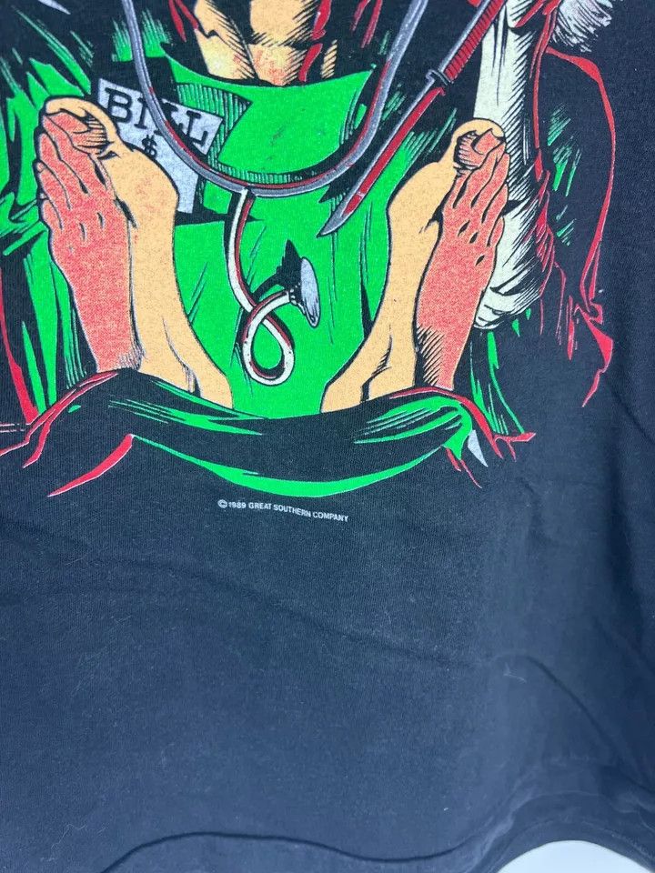 Vintage VINTAGE Metal Church "Fake Healer" T-Shirt 1989 size XXL Size US XXL / EU 58 / 5 - 2 Thumbnail
