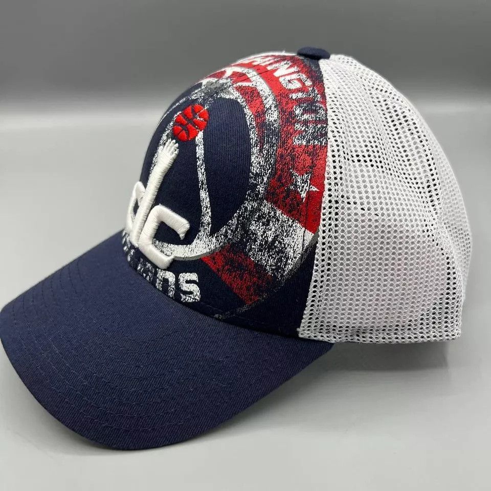 Adidas Washington Wizards Trucker Hat Men Adidas Snap Back Cap New Size ONE SIZE - 2 Thumbnail