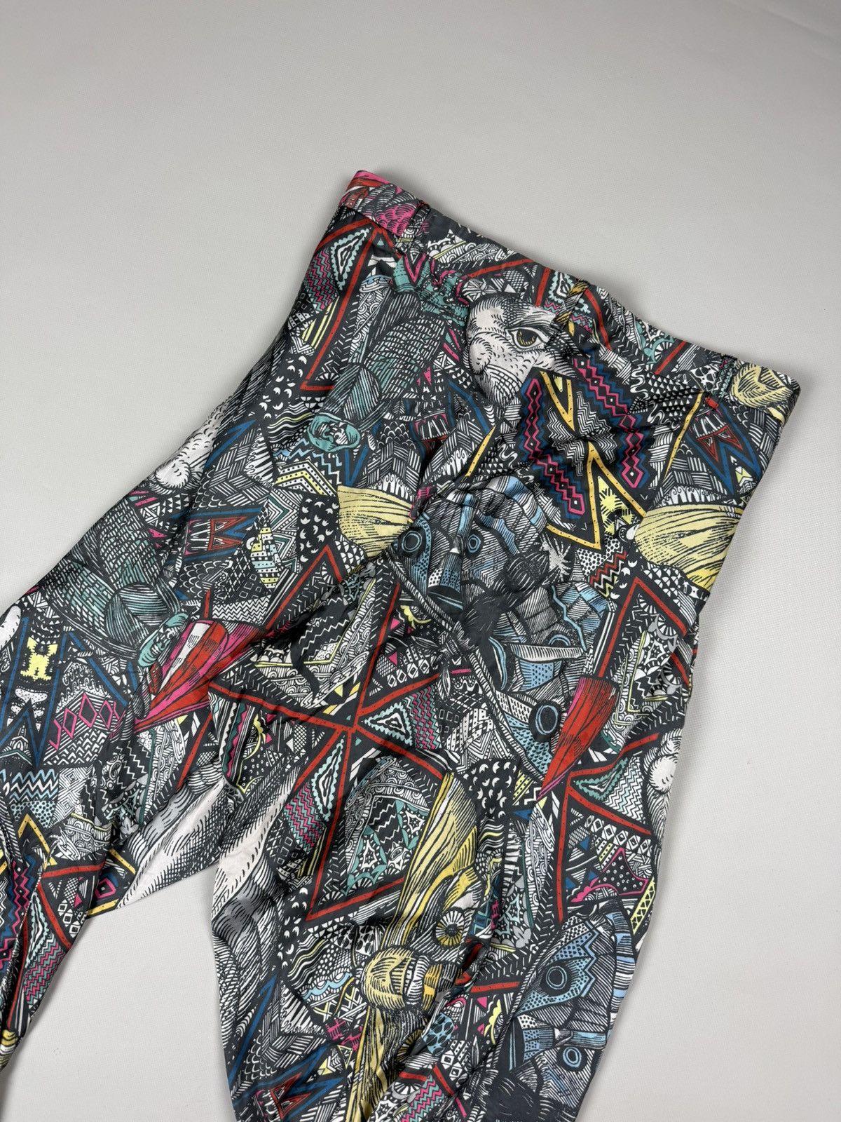 V AVE SHOE REPAIR V Ave Shoe Repair Avantgarde Abstract Pattern Pants Trousers Size 25" / US 0 / IT 36 - 18 Thumbnail
