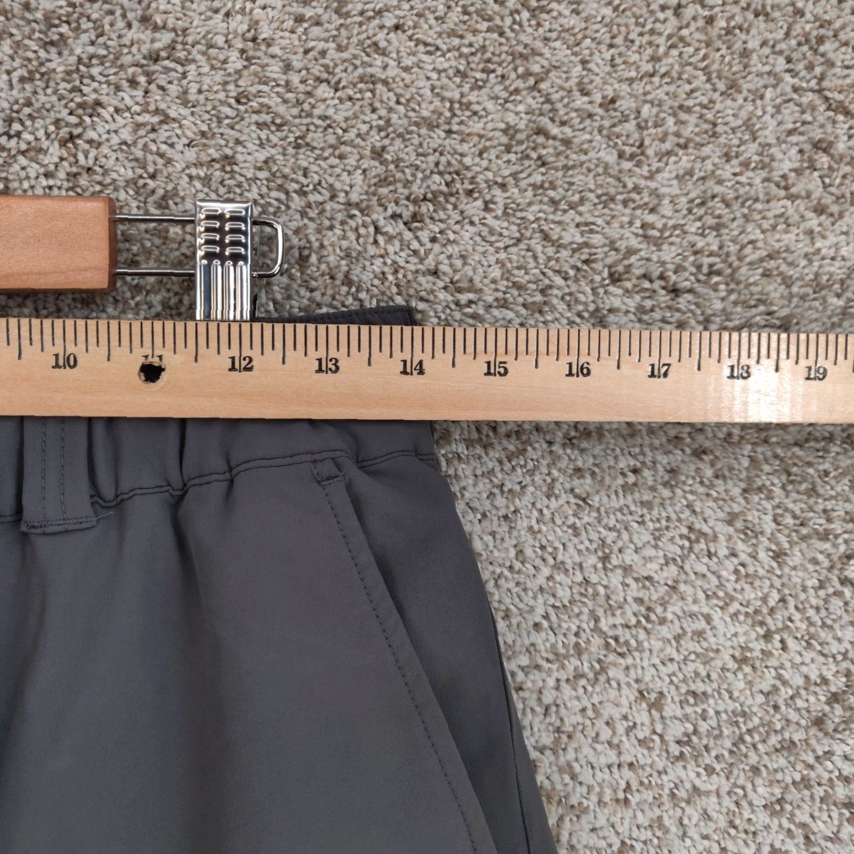 Vintage BYLT Jogger Pants Mens Small 28x27 Gray Nylon Cargo Zip Athletic Casual Mens Size US 29 - 7 Thumbnail