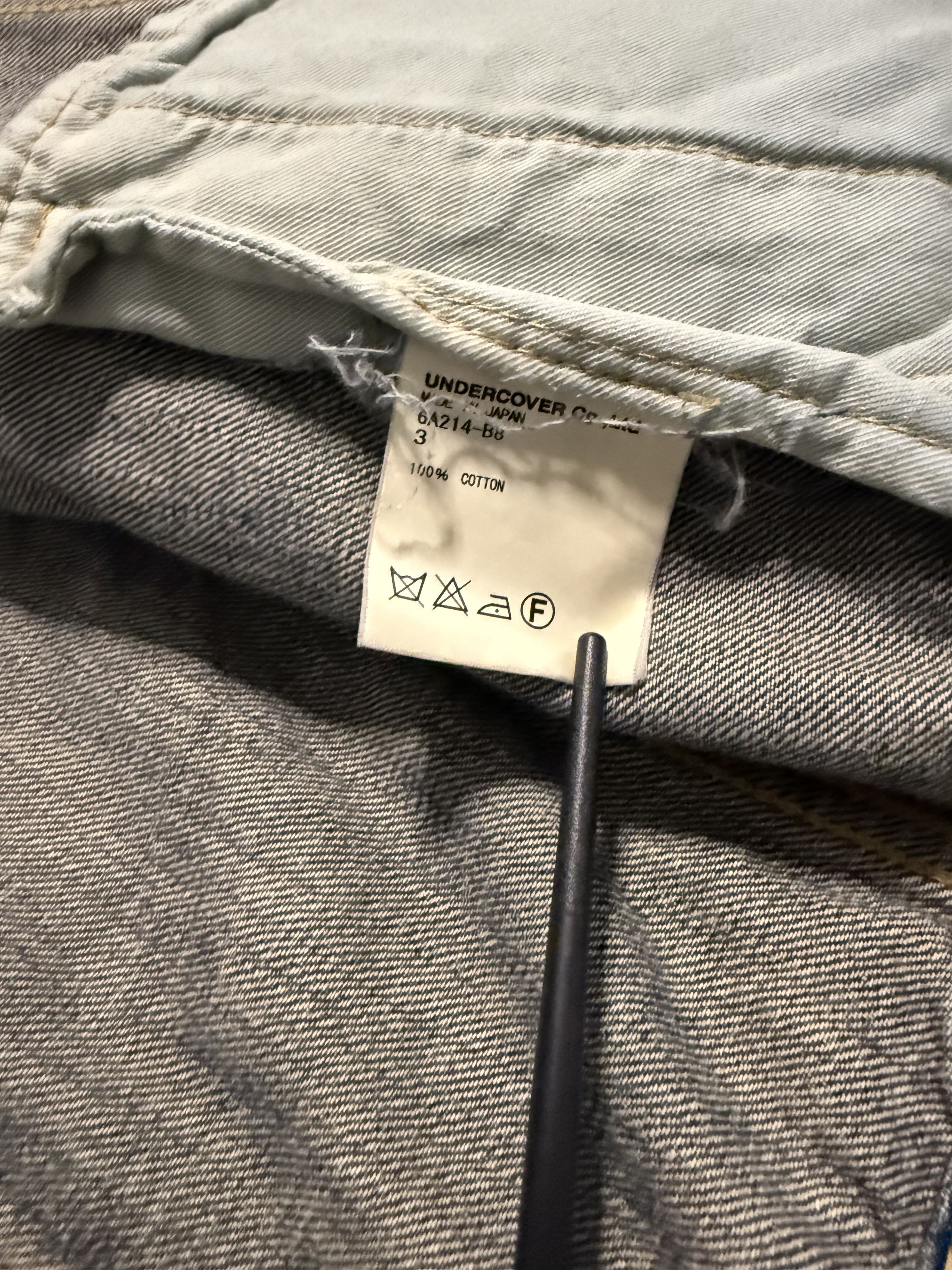Undercover Bug Denim Jackter Undercover SS06 GURUGURU Size US L / EU 52-54 / 3 - 7 Thumbnail
