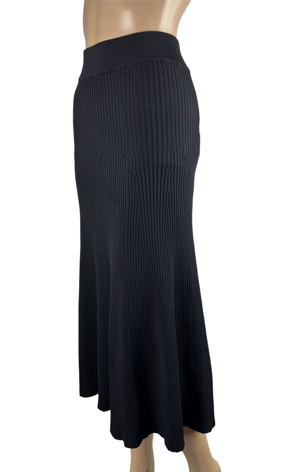 Maje Maje Tight Knit Maxi Skirt Pleated Viscose size 3 Size 34" / US 12 / IT 48 - 5 Thumbnail