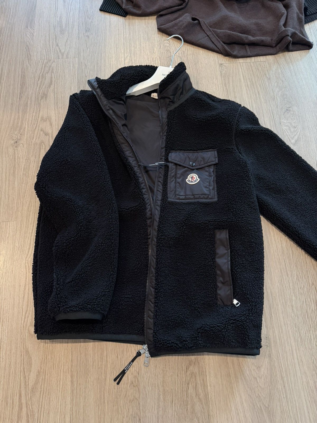 Moncler Moncler Fleece Zip up Cardigan Sz Large Size US L / EU 52-54 / 3 - 14 Thumbnail
