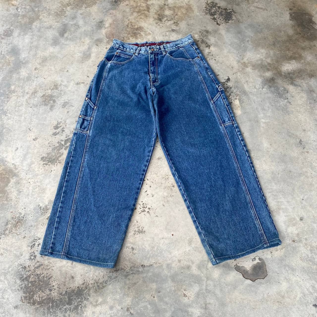 Pelle Pelle RARE VTG 90S PELLE PELLE M.BUCHANAN BAGGY WIDELEG JNCO STYLE Size US 30 / EU 46 - 6 Thumbnail