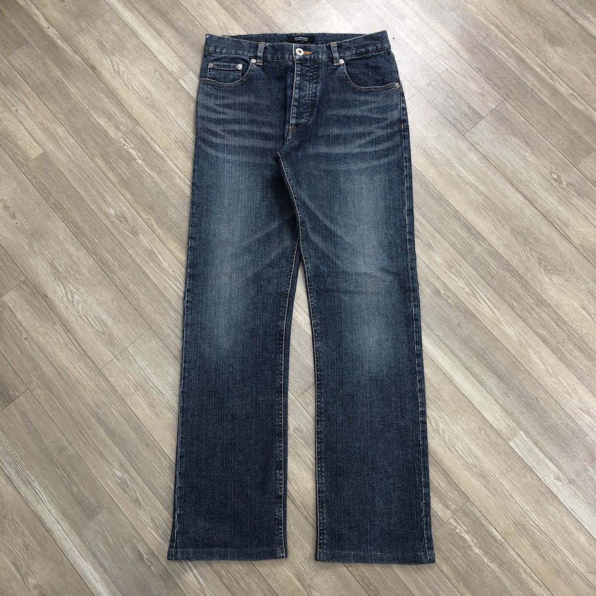 Burberry Vintage Burberry Black Label Faded Blue Jeans Size US 27 - 1 Thumbnail