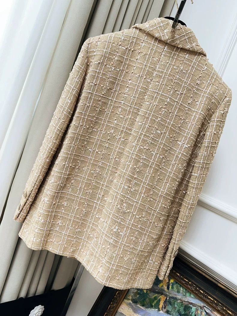 Chanel Chanel 19S Beach Series Gold Plaid Suit Size XS / US 0-2 / IT 36-38 - 2 Thumbnail
