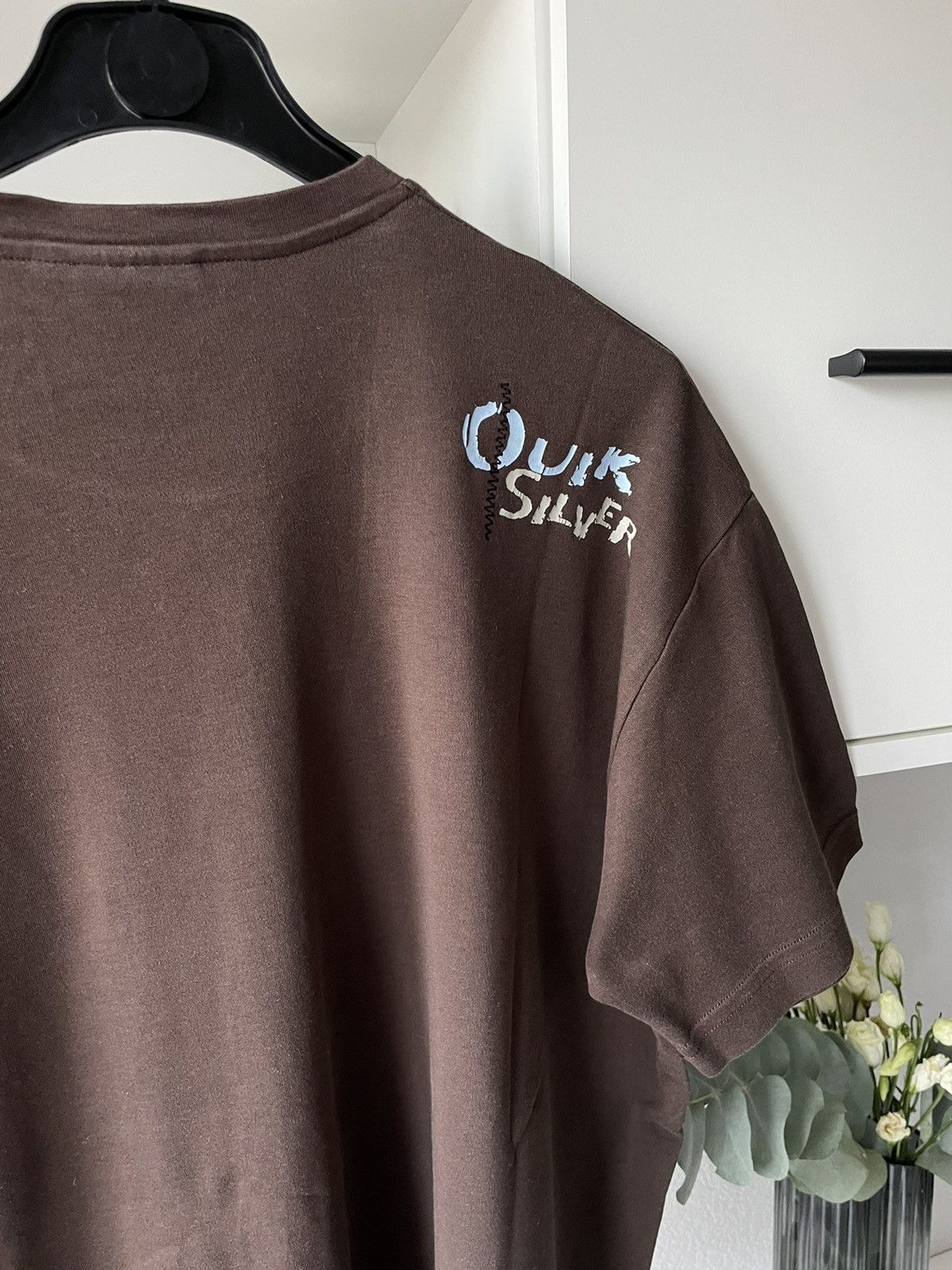 Quiksilver × Vintage Quiksilver 90’s Brown Vintage T-Shirt Big Logo VERY RARE Y2K Size US XXL / EU 58 / 5 - 9 Thumbnail