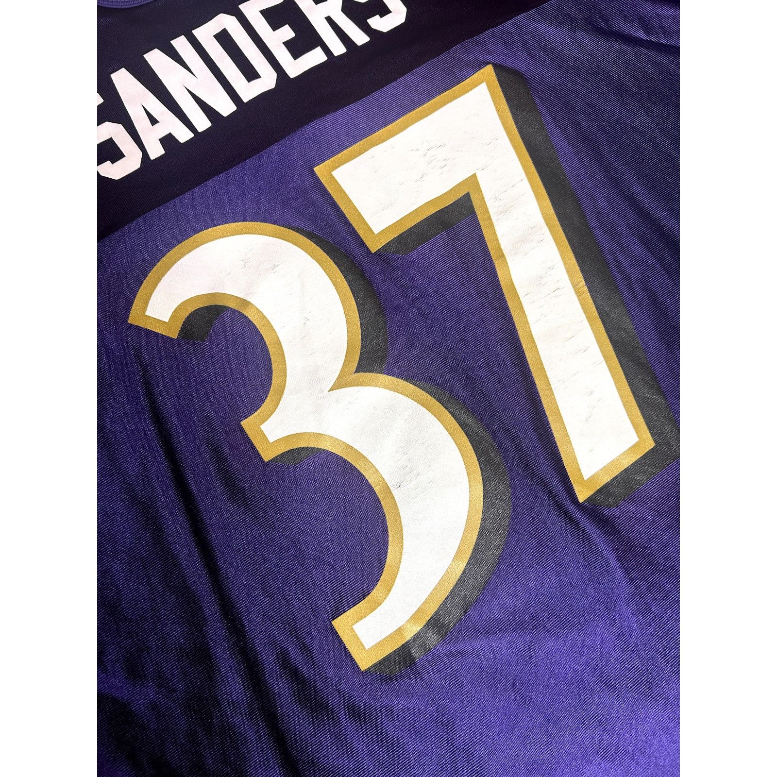 NFL × Vintage Vintage Baltimore Ravens Deion Sanders NFL Jersey Size US XL / EU 56 / 4 - 8 Thumbnail