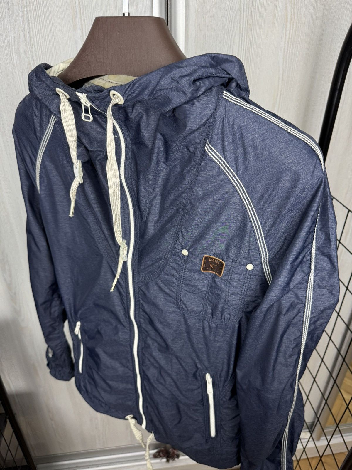 Diesel Diesel vintage y2k blue lightweight avant garde jacket Size US S / EU 44-46 / 1 - 6 Thumbnail