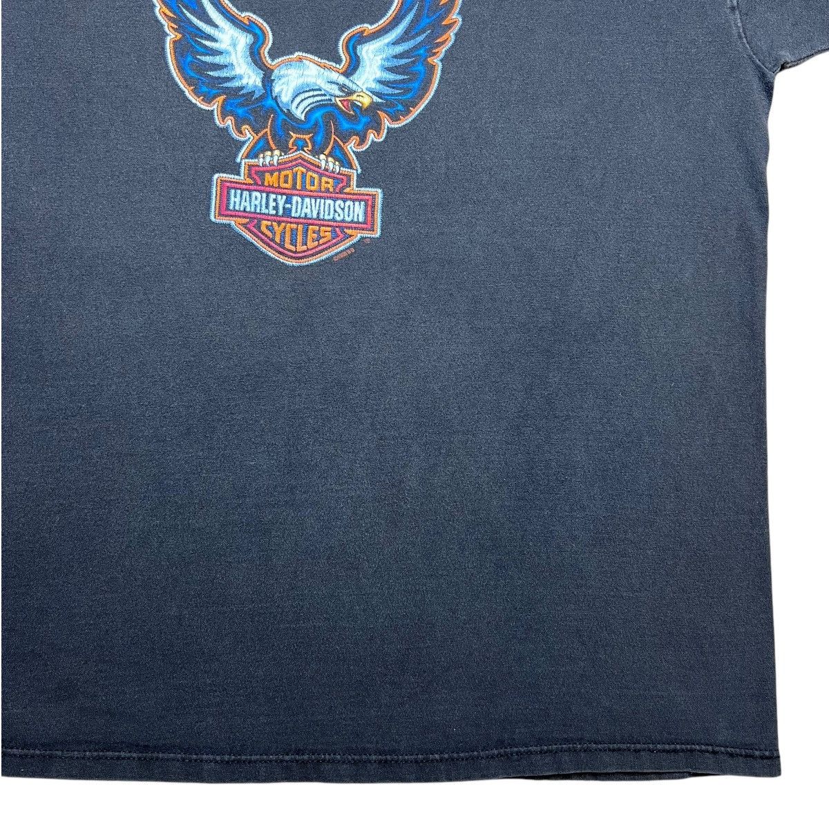 Harley Davidson × Vintage Vintage 1998 Harley Davidson Eagle Emblem Logo Graphic Tee Size US XL / EU 56 / 4 - 8 Thumbnail