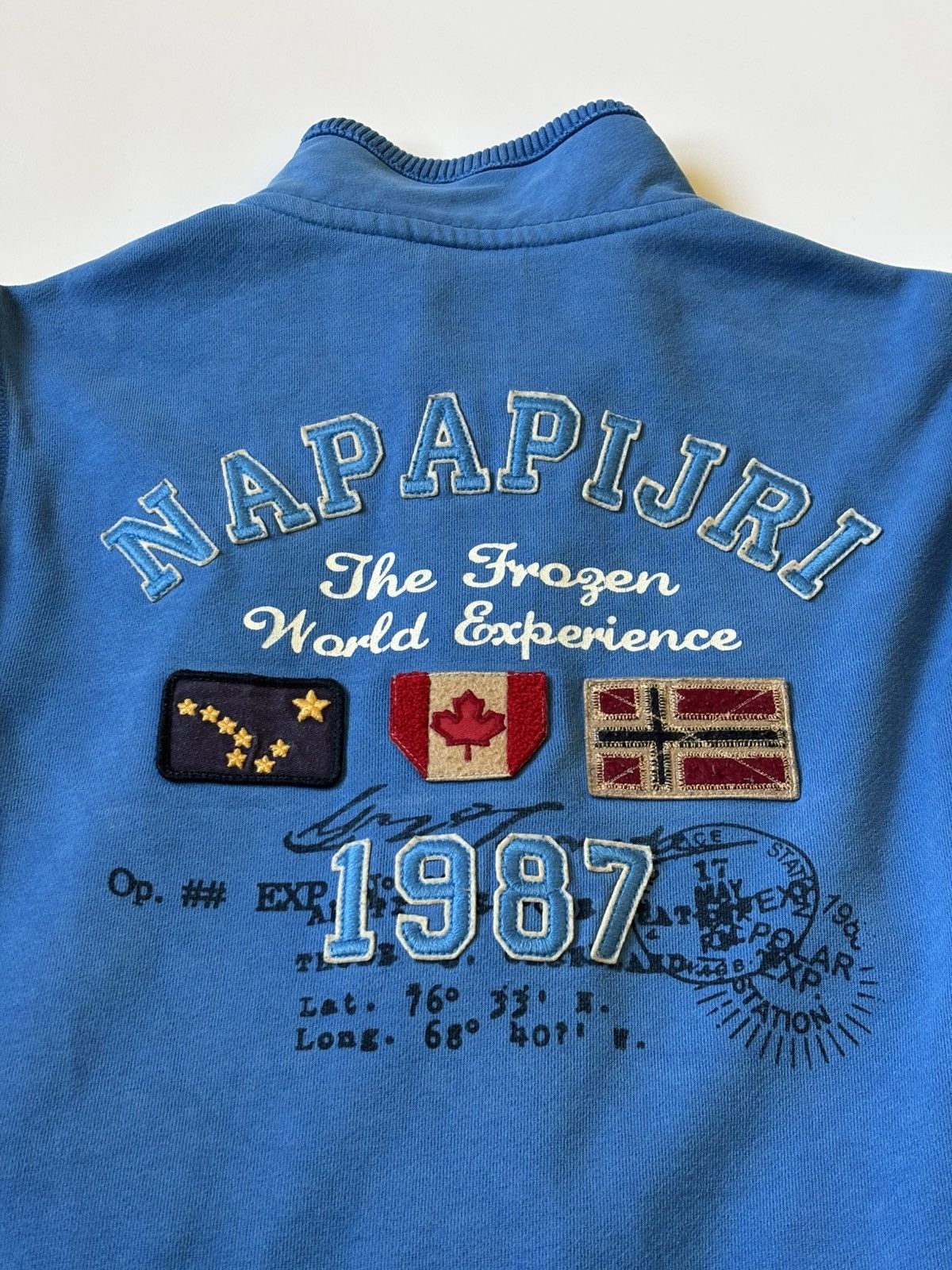 Napapijri × Vintage Napapijri Vintage Y2K Sweatshirt Zip Patch Rare Hype Size US M / EU 48-50 / 2 - 4 Thumbnail