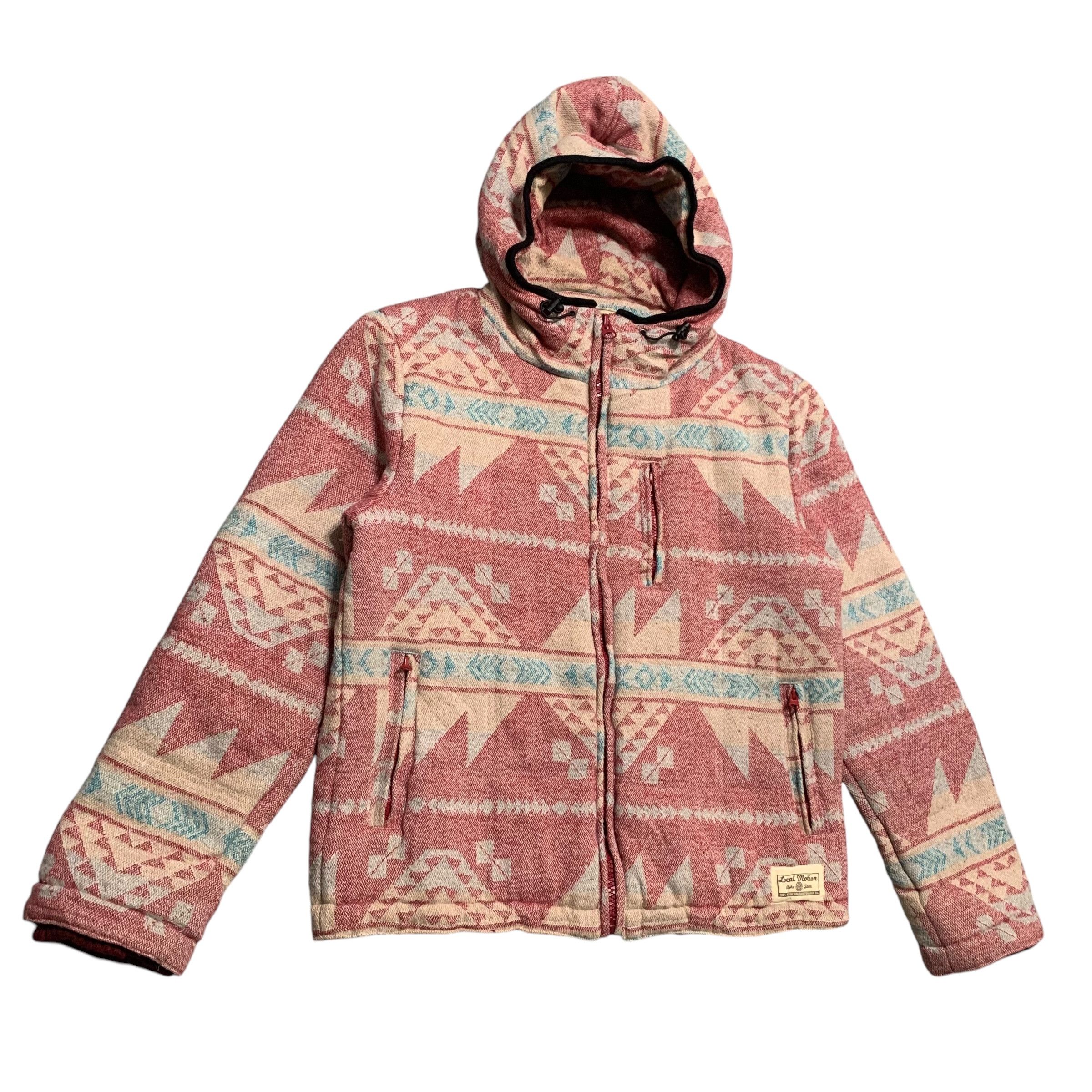 Japanese Brand Japanese Brand Local Motion Navajo Hooded Jacket Size US L / EU 52-54 / 3 - 2 Thumbnail