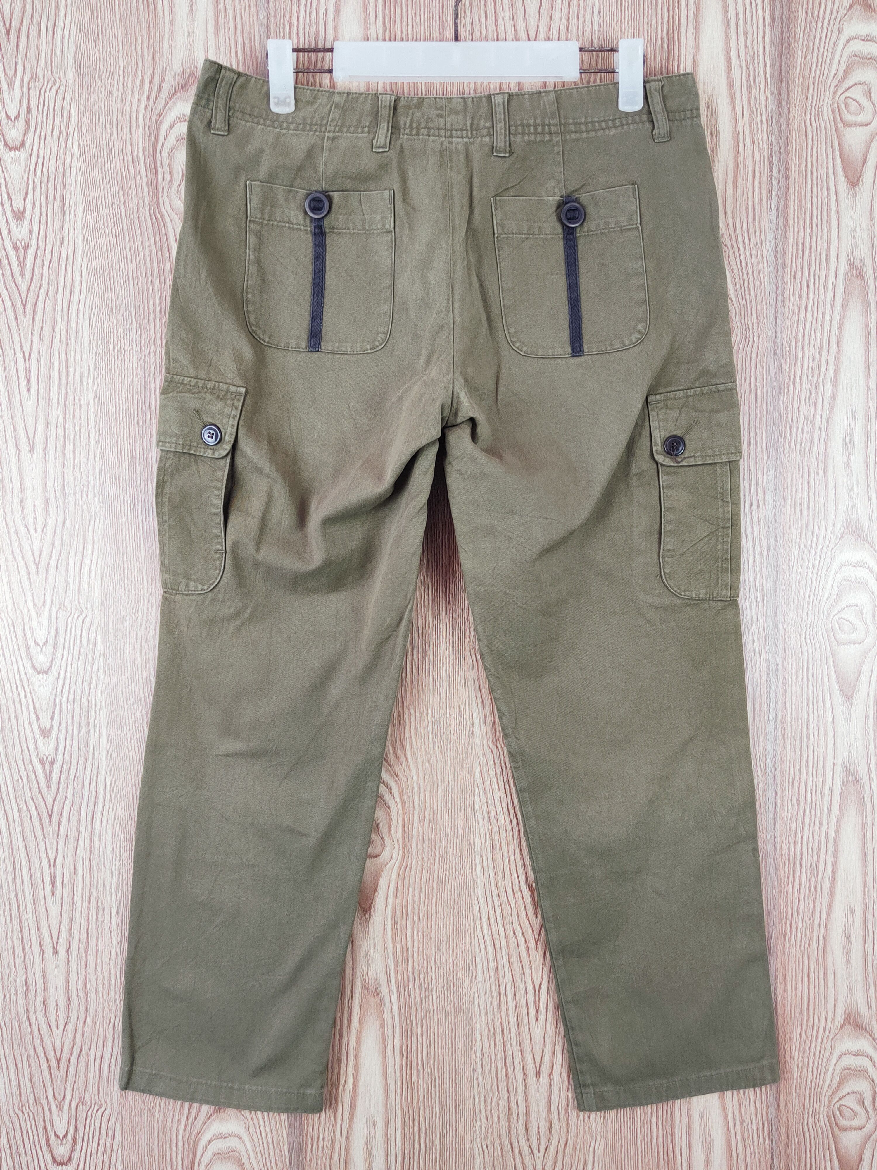Japanese Brand Pink Adobe Olive Multipocket Tactical Cargo Pants #W920 Size 30" / US 8 / IT 44 - 7 Thumbnail