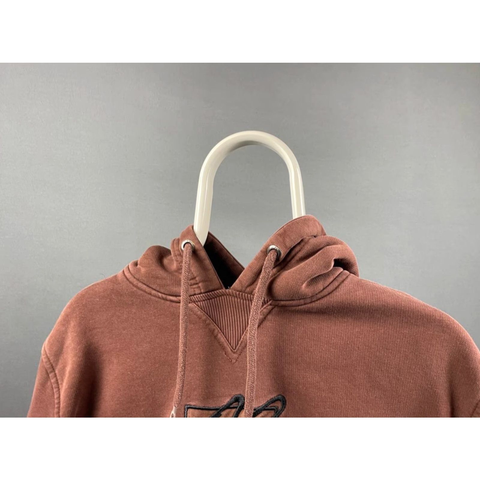 Fubu FUBU Hoodie Mens Brown Cotton Long Sleeve Pullover Drawstring S Size Regular Logo Pockets Size US S / EU 44-46 / 1 - 7 Thumbnail