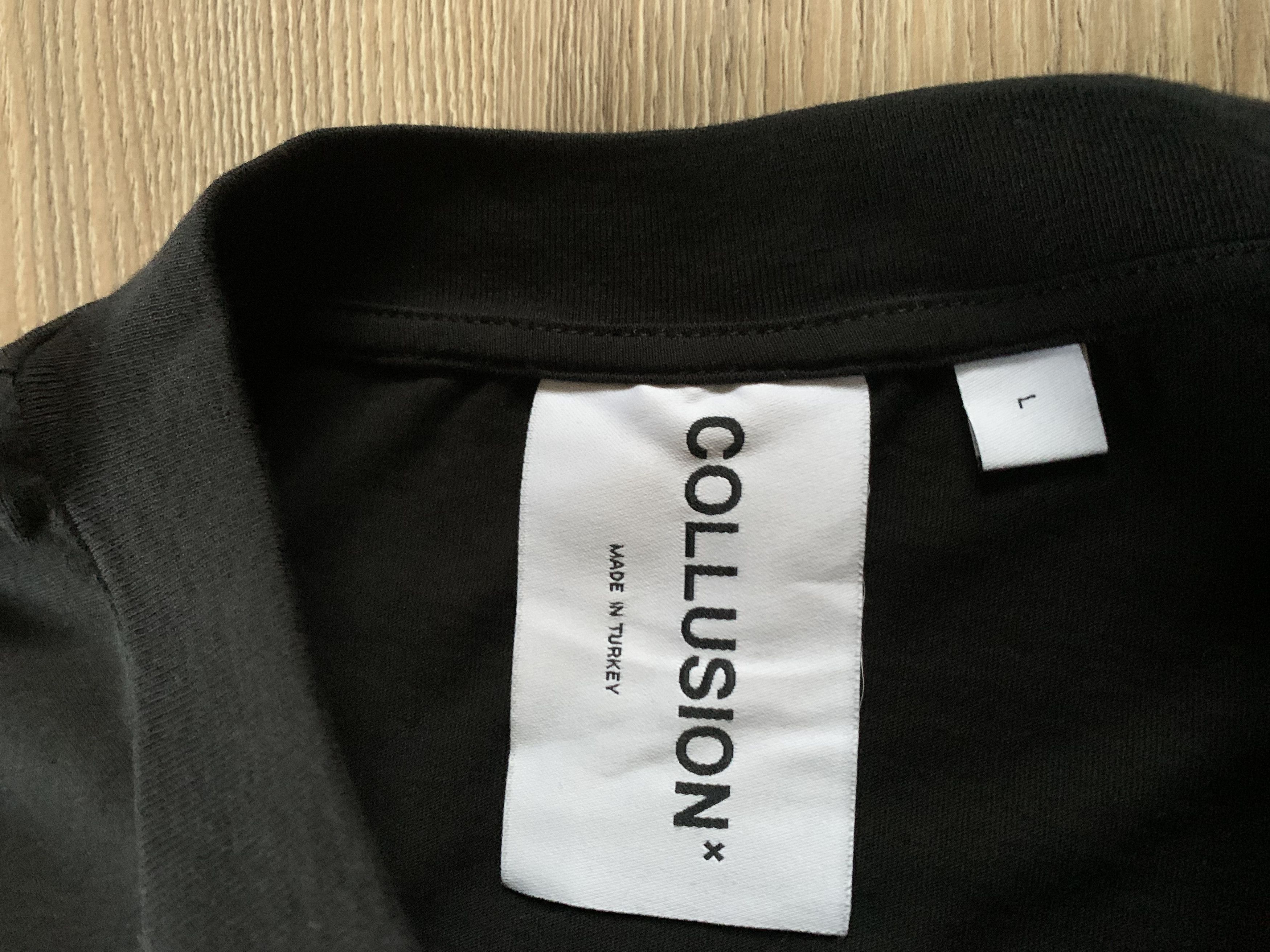 Other Collusion Black Printed Long Sleeve Size US L / EU 52-54 / 3 - 6 Thumbnail