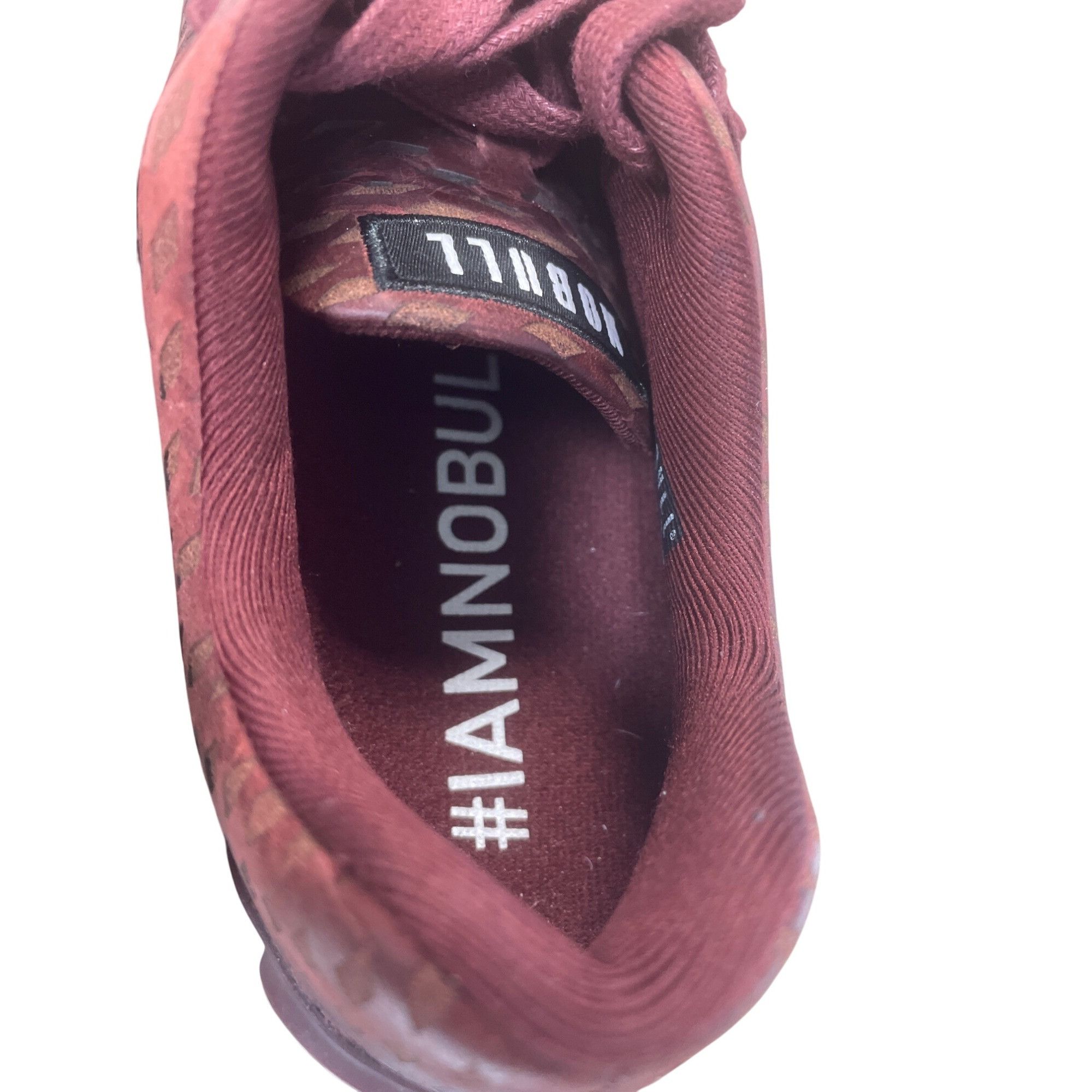 Other Nobull Mens Burgundy Knit perforated crossfit sneakers SZ 6 Size US 6.5 / EU 39-40 - 8 Thumbnail