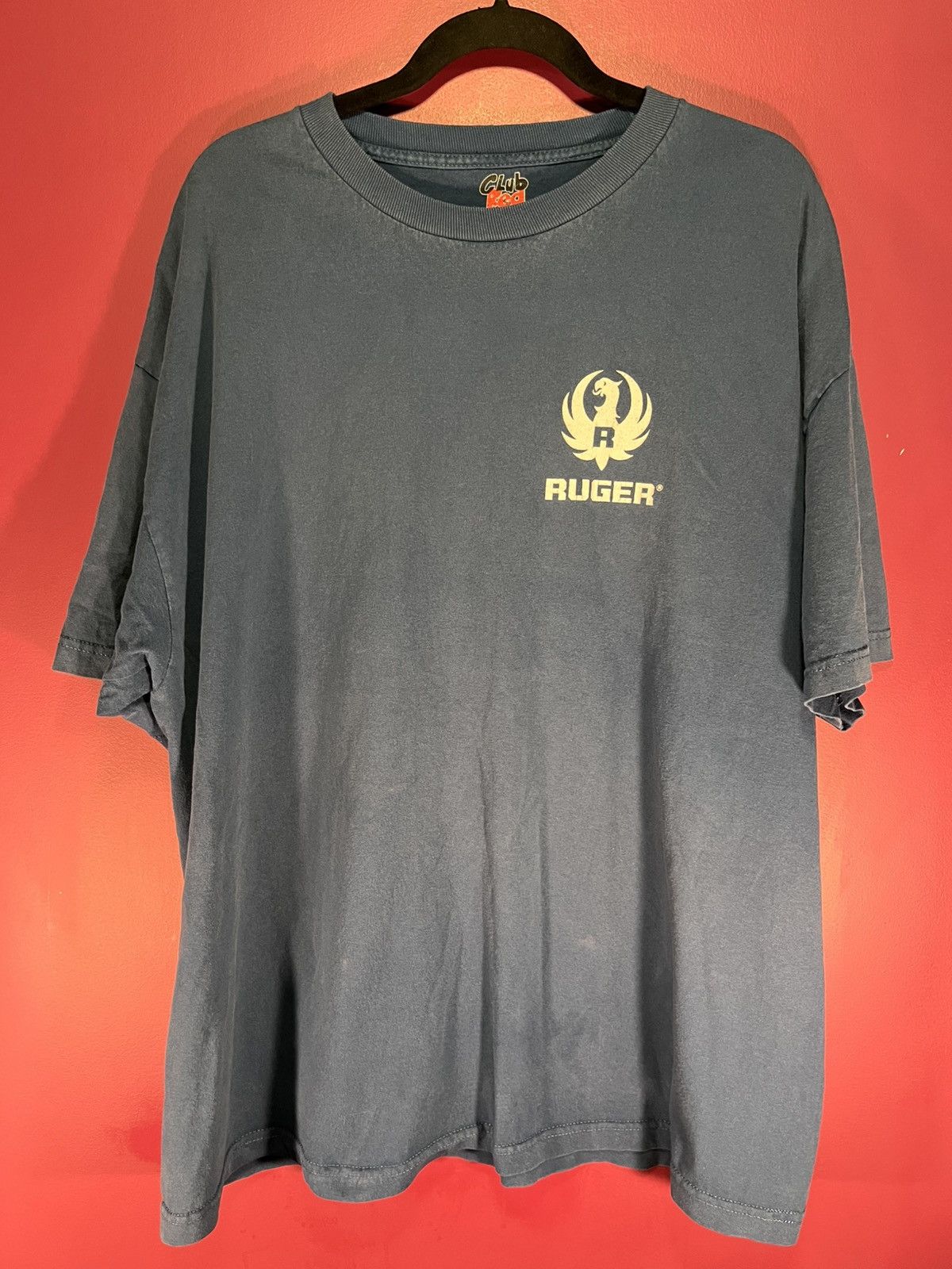 Vintage Ruger blue logo tee Size US XXL / EU 58 / 5 - 1 Thumbnail