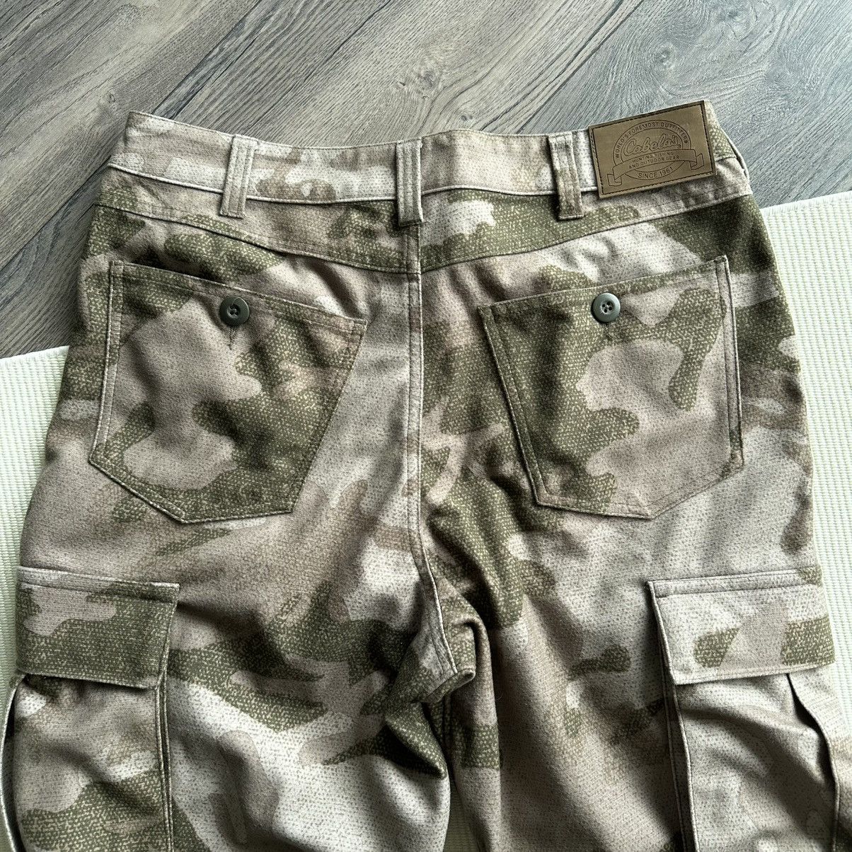 Cabelas Cabelas Microtex Camo Cargo Outdoor Pants Size US 30 / EU 46 - 6 Thumbnail