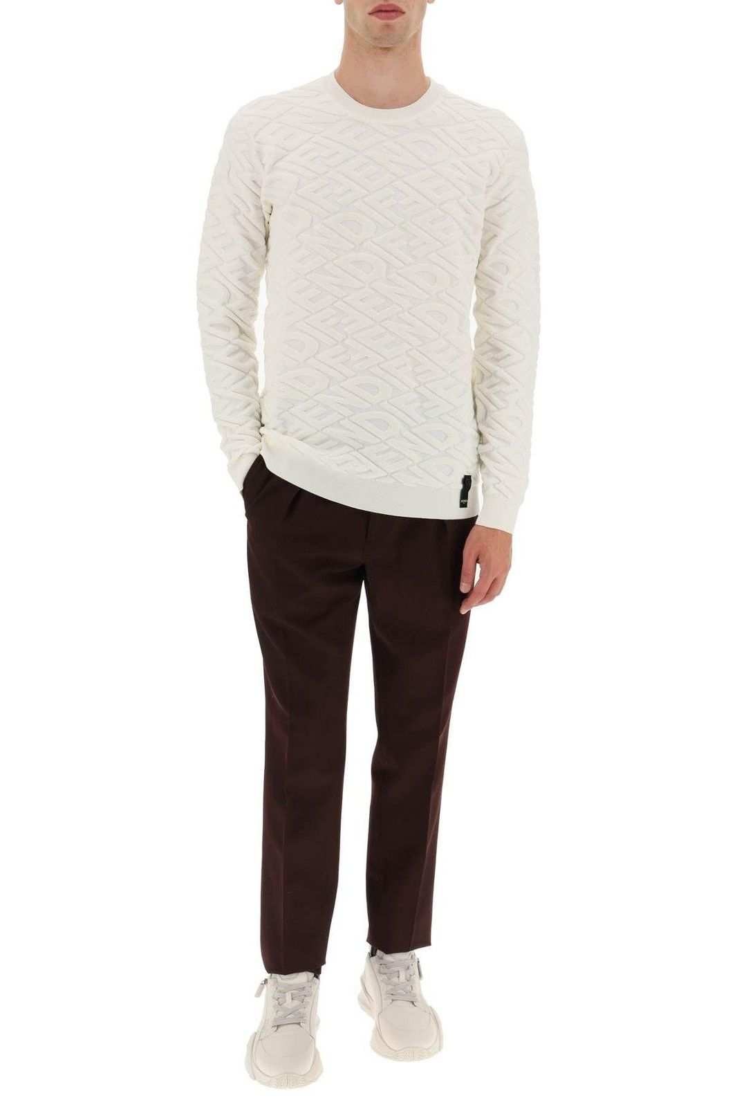 Fendi o1s1wg110125 Suit Pants in Coffee Size US 32 / EU 48 - 1 Thumbnail