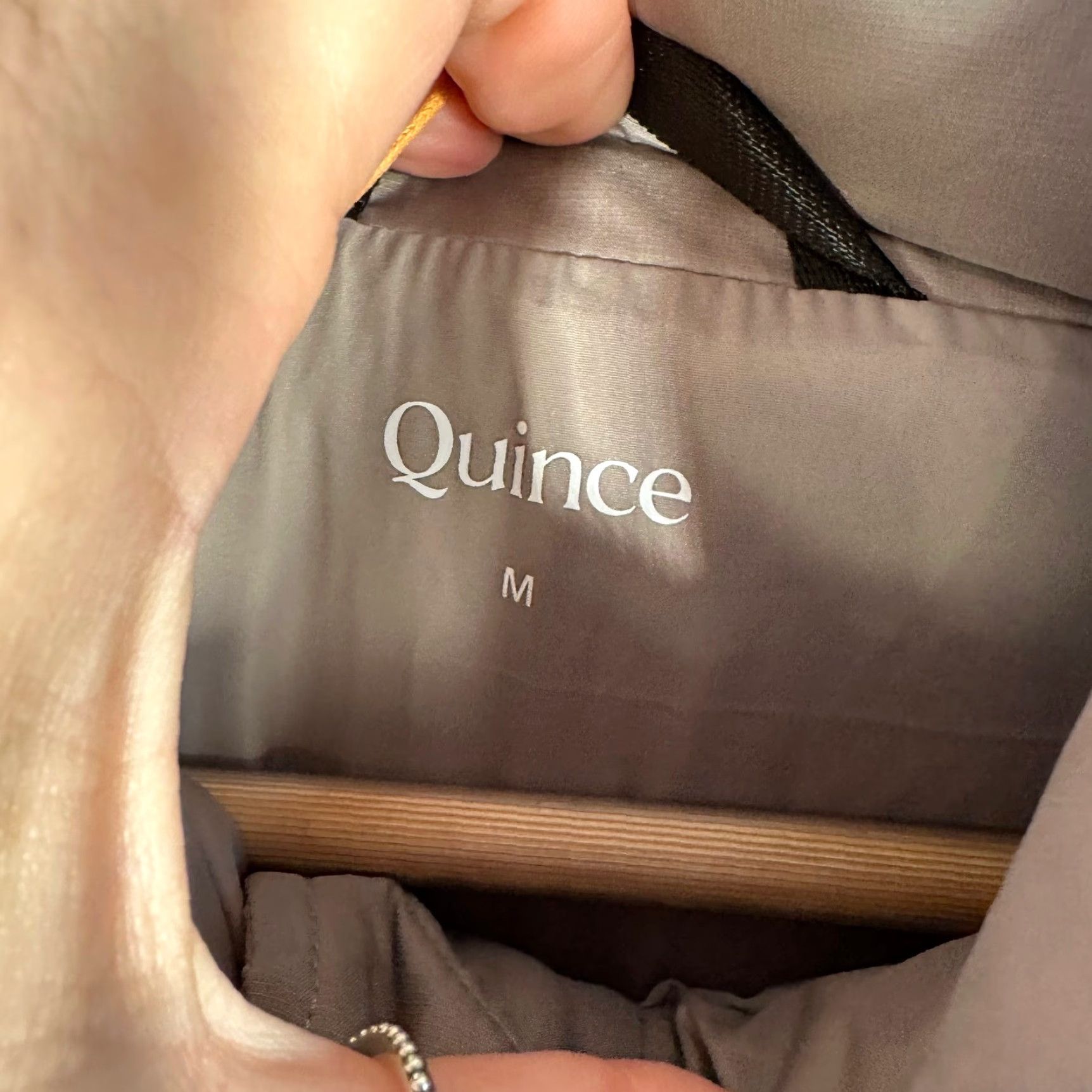 Quince Quince Womens Responsible Down Long Puffer Jacket 700 Fill Power Gray M أبو Size M / US 6-8 / IT 42-44 - 5 Thumbnail