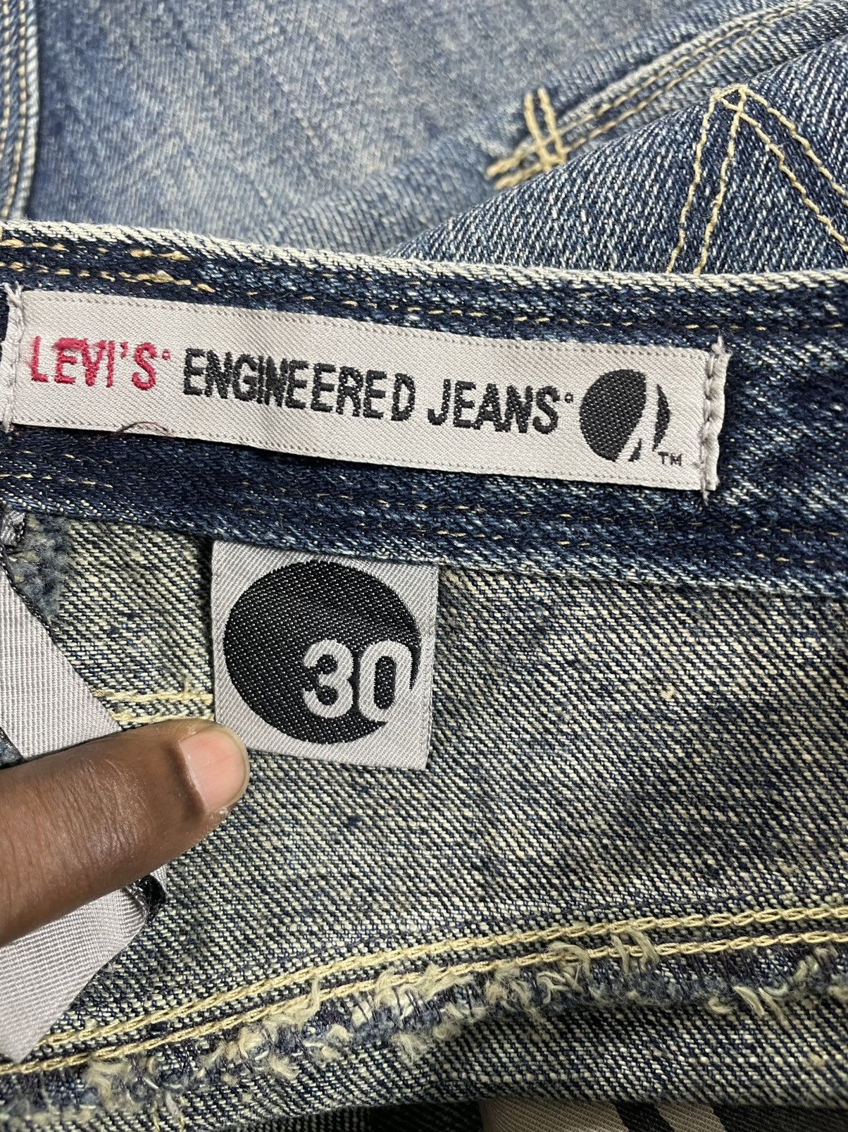 Levi's Vintage Levis Engineered Jeans Takuya Kimura Size US 30 / EU 46 - 8 Thumbnail