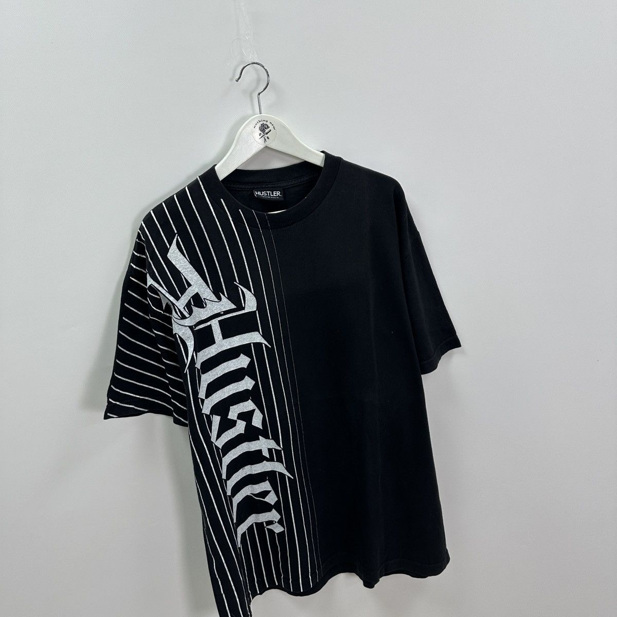 Vintage Vintage 00s Hustler Og big logo sun faded tee y2k hype rare Size US XL / EU 56 / 4 - 3 Thumbnail
