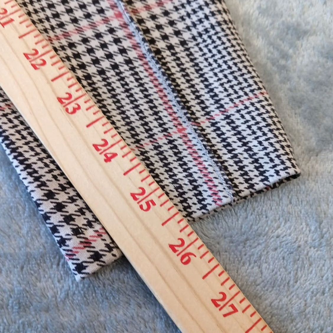Old Navy Old Navy Stevie Legging Ankle Pants Womens Medium Brown Pink Plaid Pull On Size 32" / US 10 / IT 46 - 5 Thumbnail