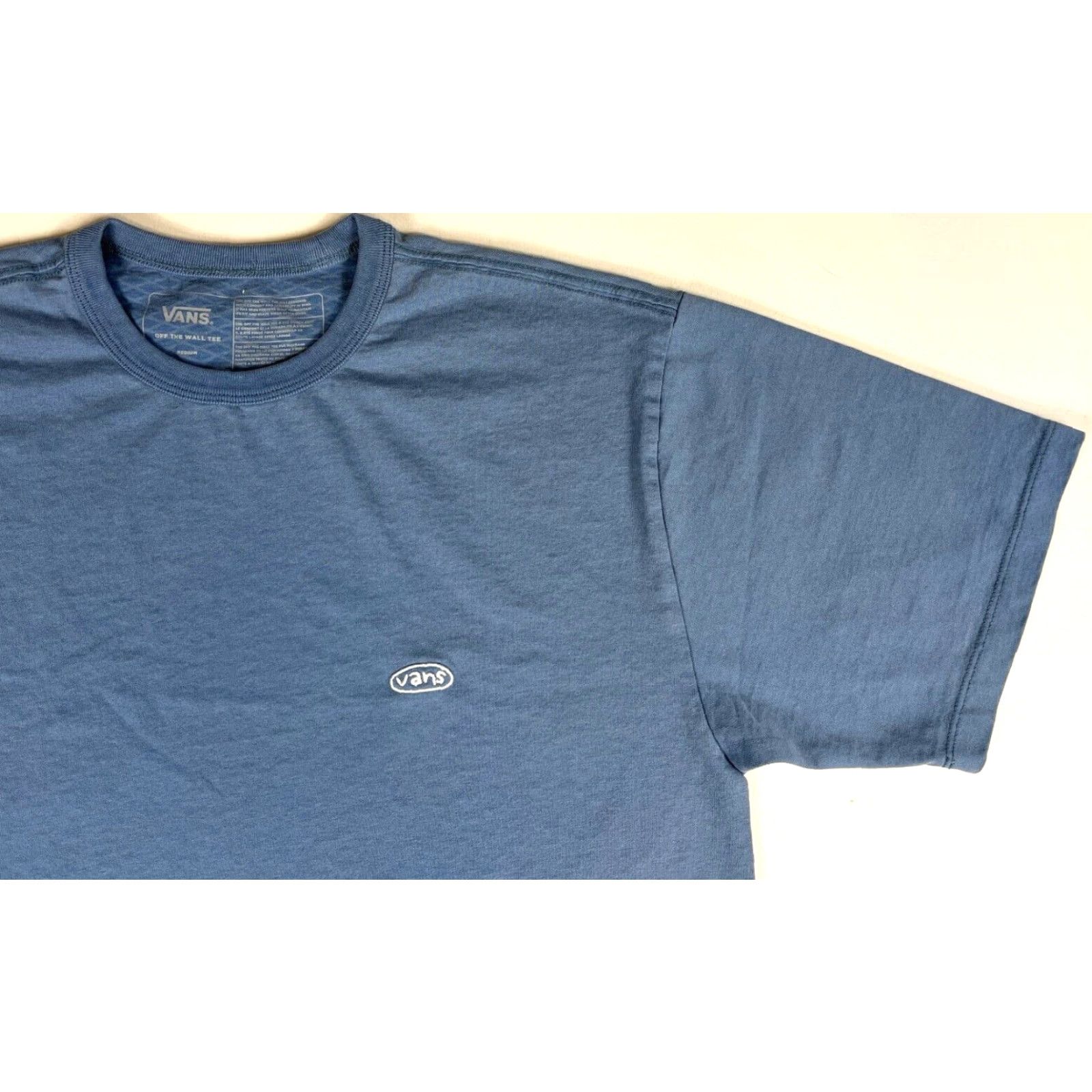 Vans Vans Off the Wall Color Multiplier T-Shirt Men M Blue 100% Cotton Short Sleeve Crew Neck Regular Size: M Mens Contemp 90s Style Size US M / EU 48-50 / 2 - 4 Thumbnail