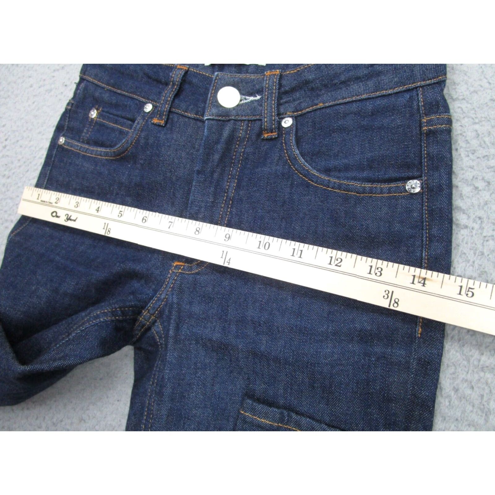Denime Acne Jeans Women's 25 Blue Skinny Slim Low Rise Denim Pants Size 25" / US 0 / IT 36 - 6 Thumbnail