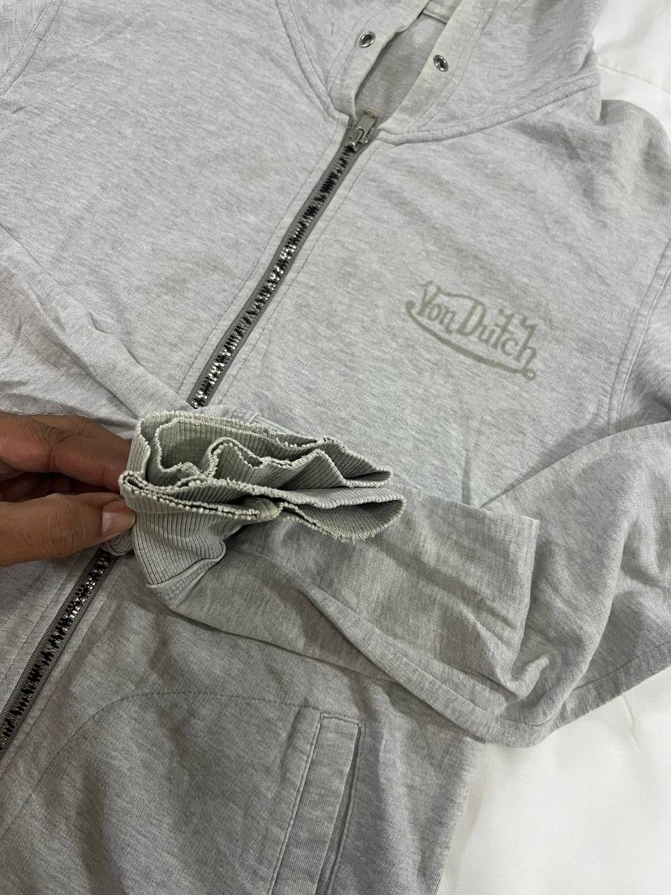 Vintage × Von Dutch Vintage Y2K Von Dutch Zip Hoodie Size US M / EU 48-50 / 2 - 6 Thumbnail