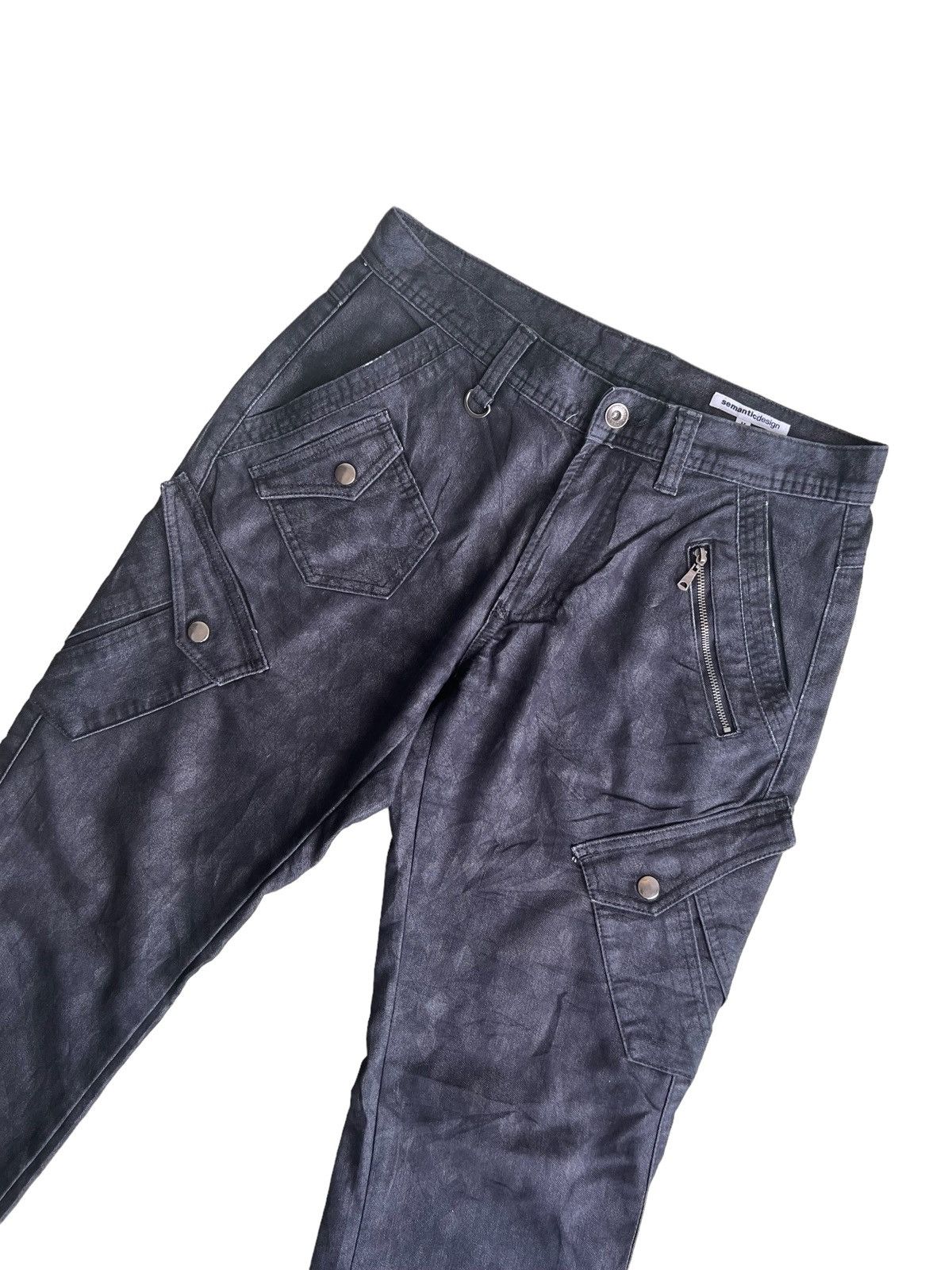 image of If Six Was Nine x Semantic Design Diamond Cult Horizontal Cargo Pocket Pants in Spectrum Diamond Co