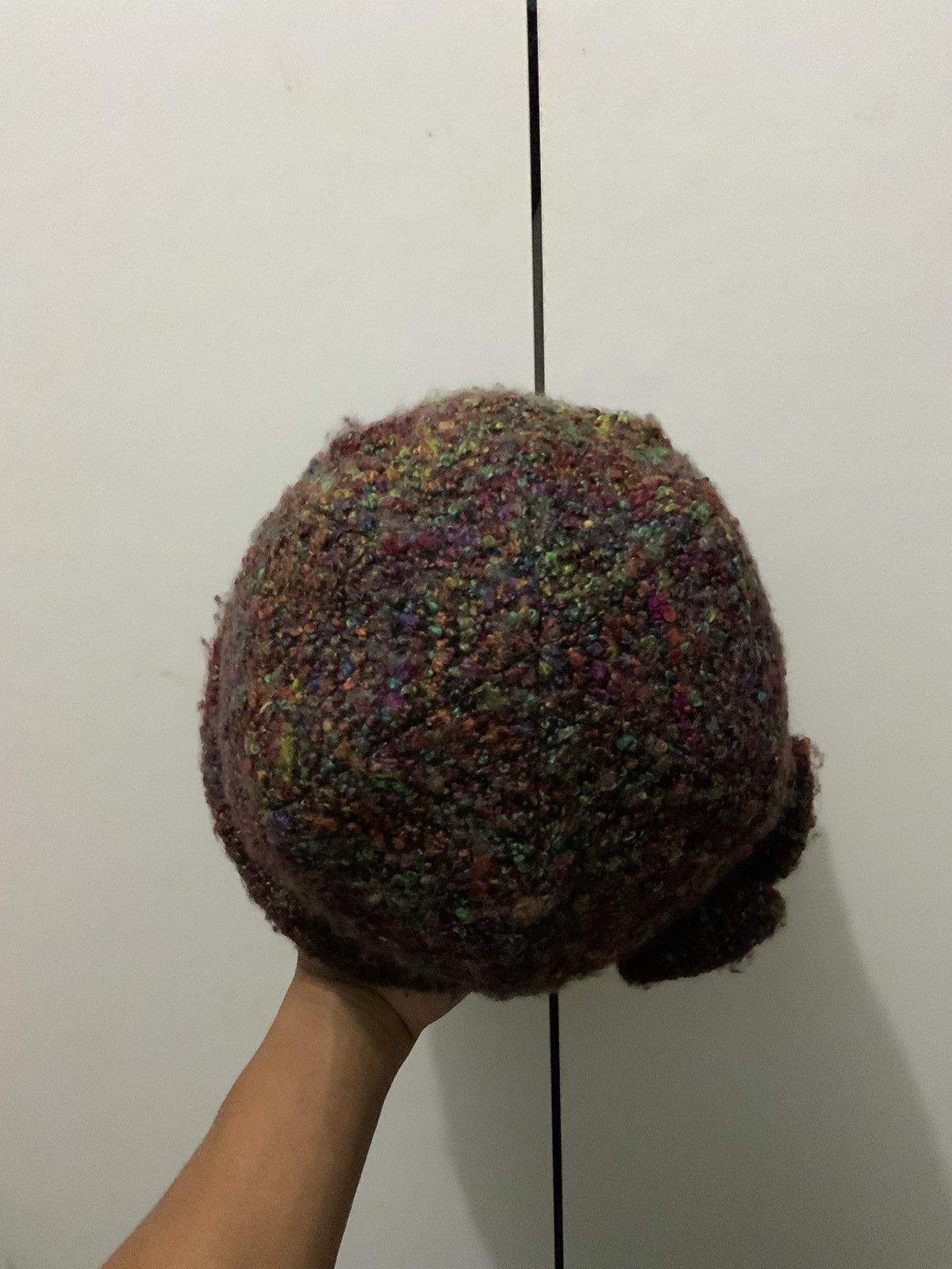 Japanese Brand Femne Rose Fur Maroon Japan Made Bucket Hat Size ONE SIZE - 6 Thumbnail