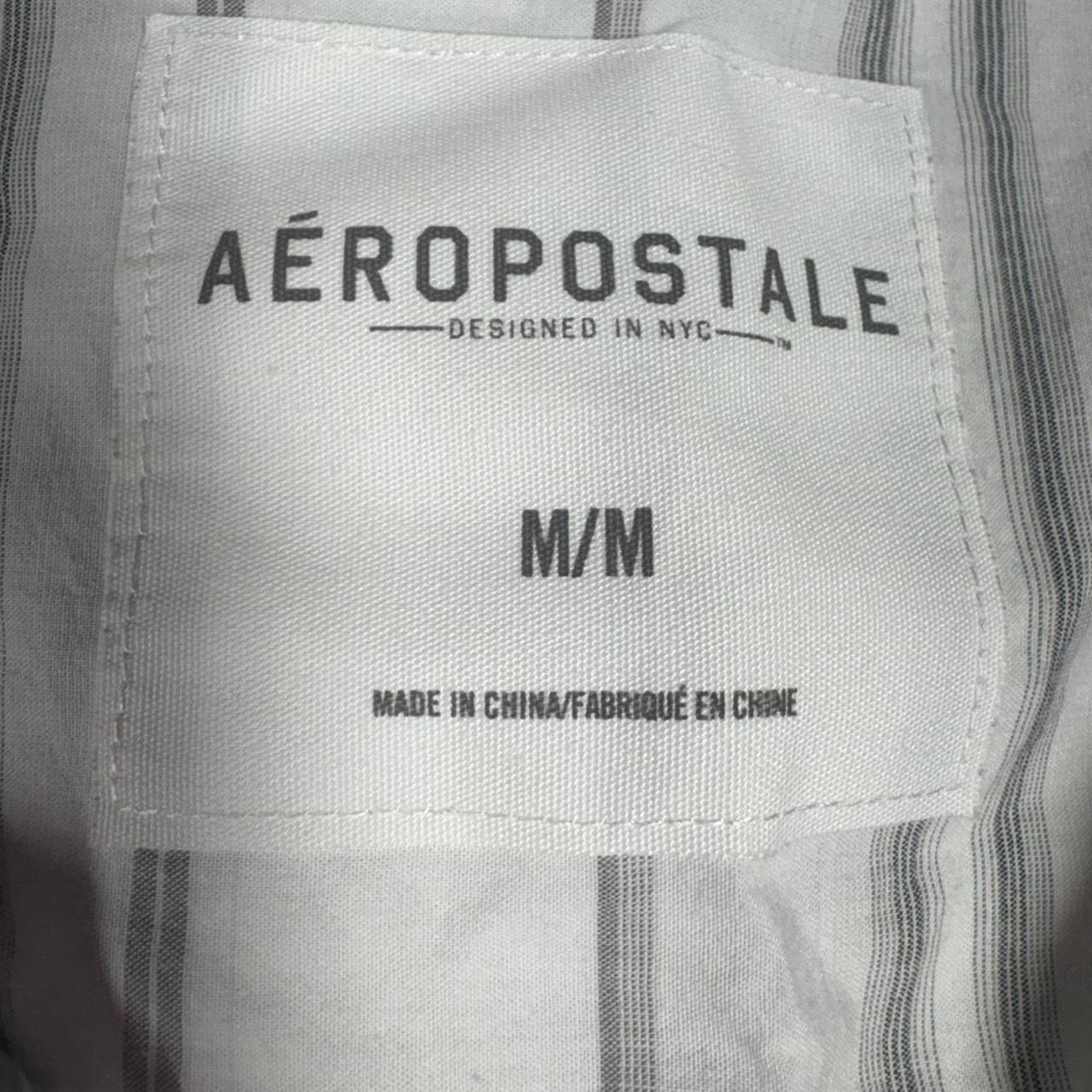 Aeropostale White and grey striped aeropostale Size US M / EU 48-50 / 2 - 3 Thumbnail