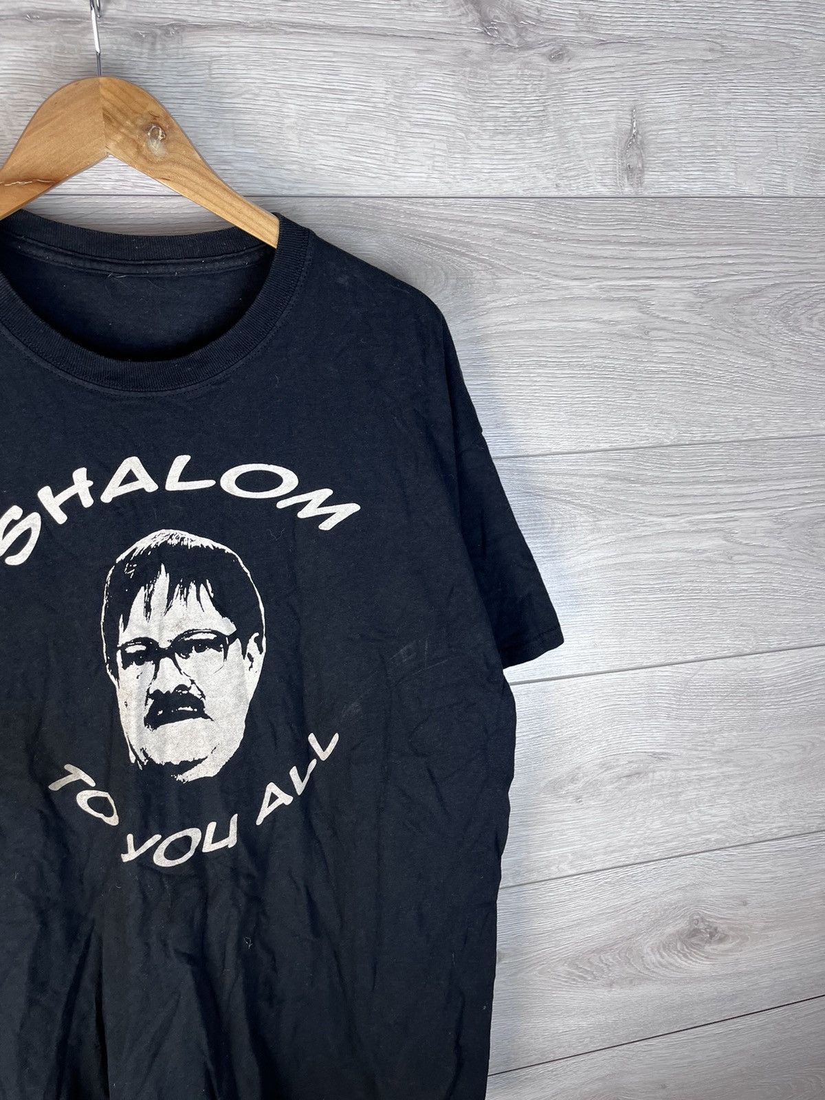 Fruit Of The Loom Vintage men’s Merch T-shirt «Shalom To you All» humor +18 Size US XL / EU 56 / 4 - 3 Thumbnail