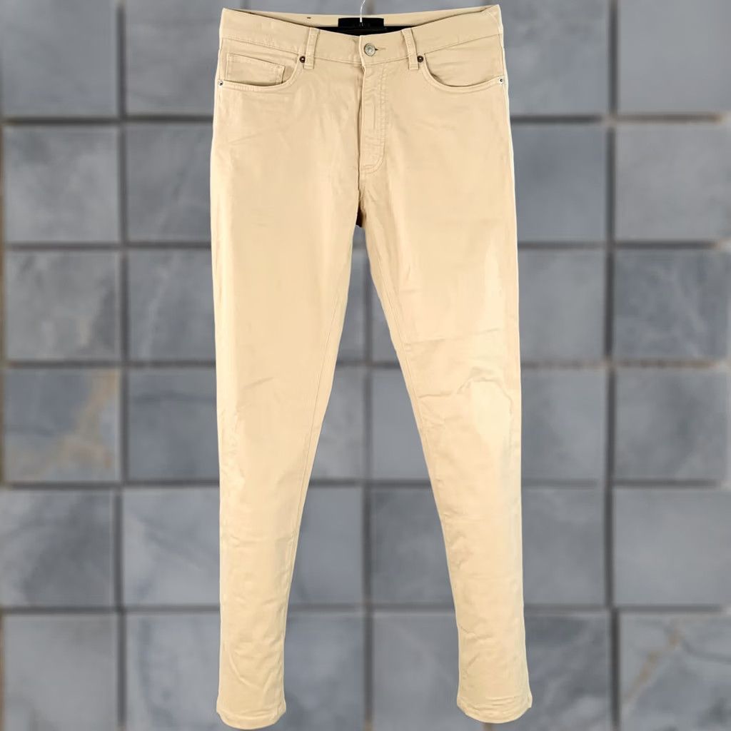 Ermenegildo Zegna ERMENEGILDO ZEGNA Khaki Cotton Blend Pants Size 30 Jean Cut Slim Straight Casual Mens Size US 30 / EU 46 - 1 Thumbnail